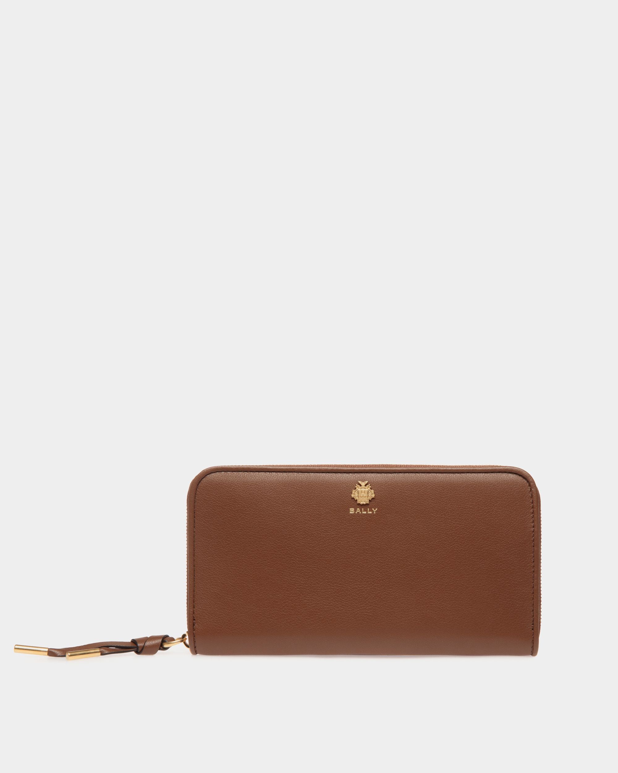 Cartera Alargada Bally Essential De Piel Marrón - Mujer - Bally - 01