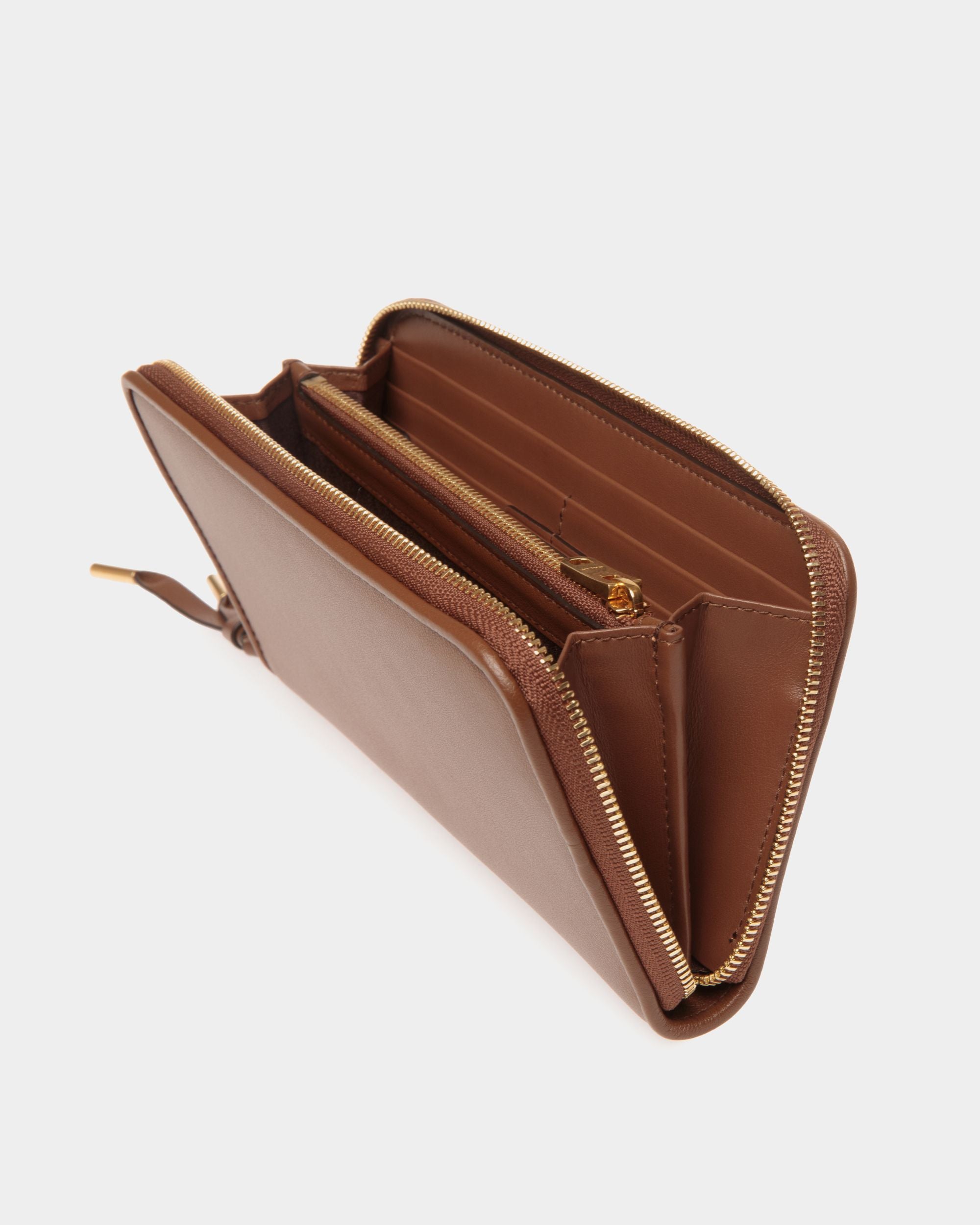 Cartera Alargada Bally Essential De Piel Marrón - Mujer - Bally - 03