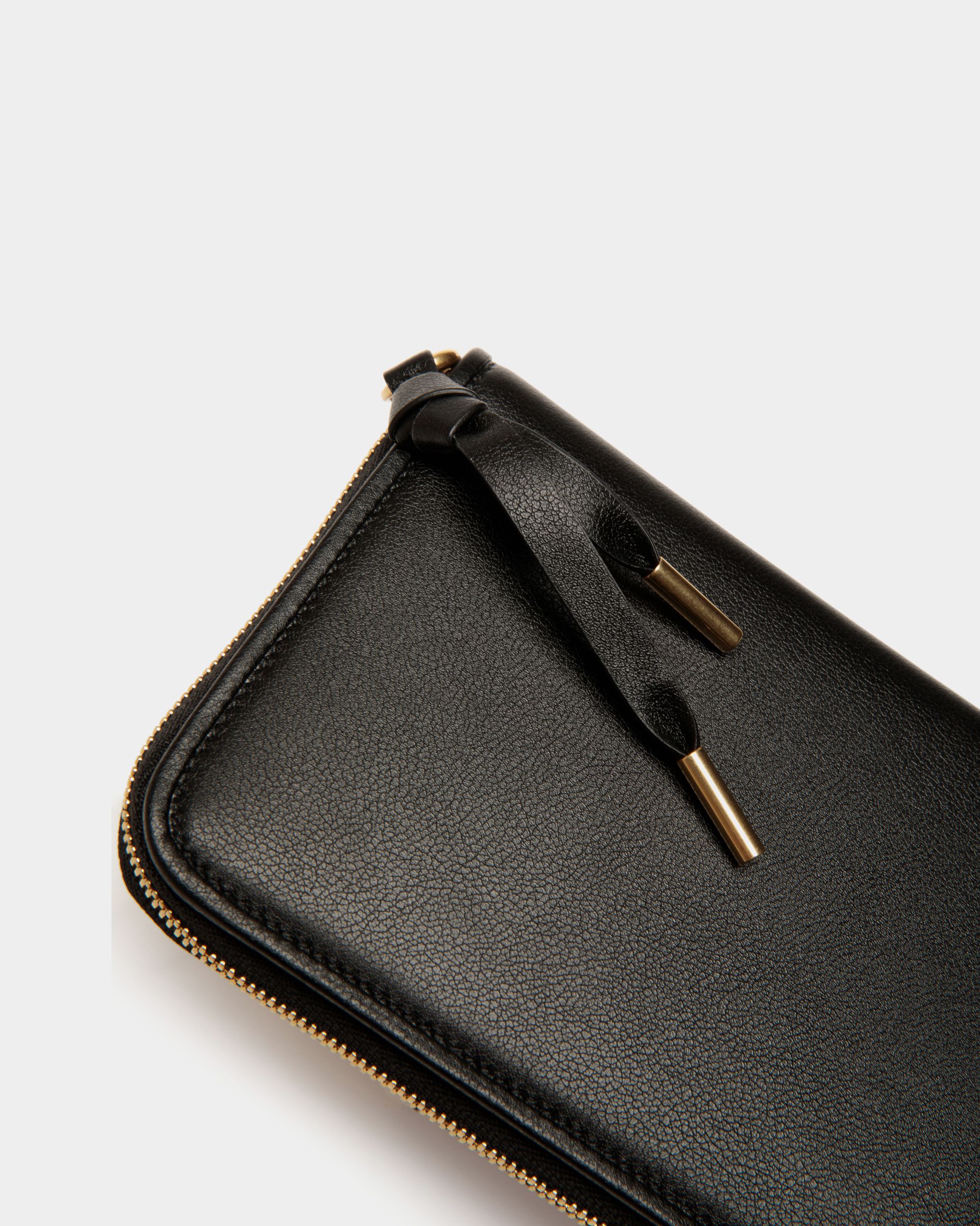 Cartera Alargada Bally Essential De Piel Negra - Mujer - Bally - 05