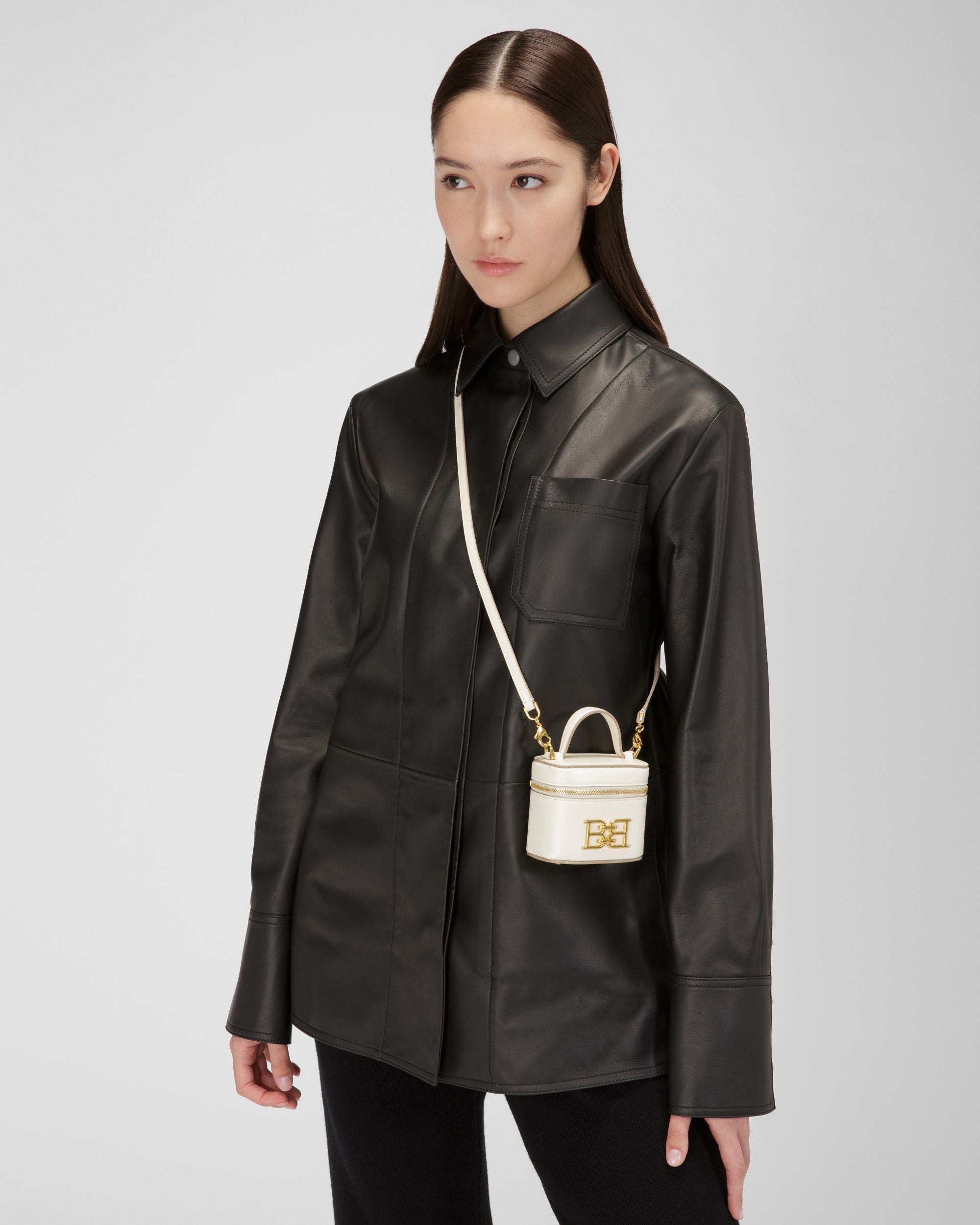 Beys Neceser De Tocador En Piel De Color Crema - Mujer - Bally - 02