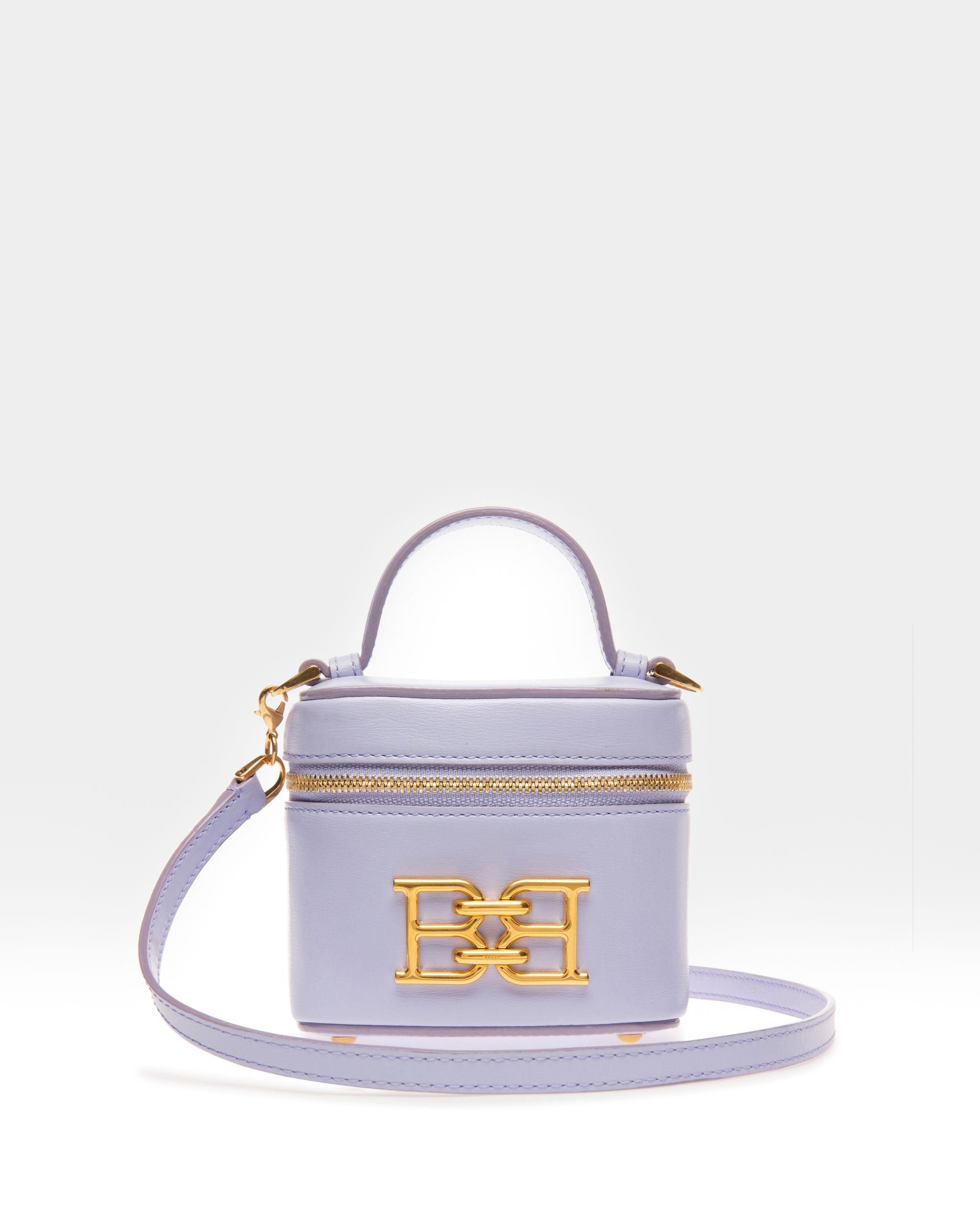 Beys Leather Vanity Case In Lilac - Women's - Bally - 05