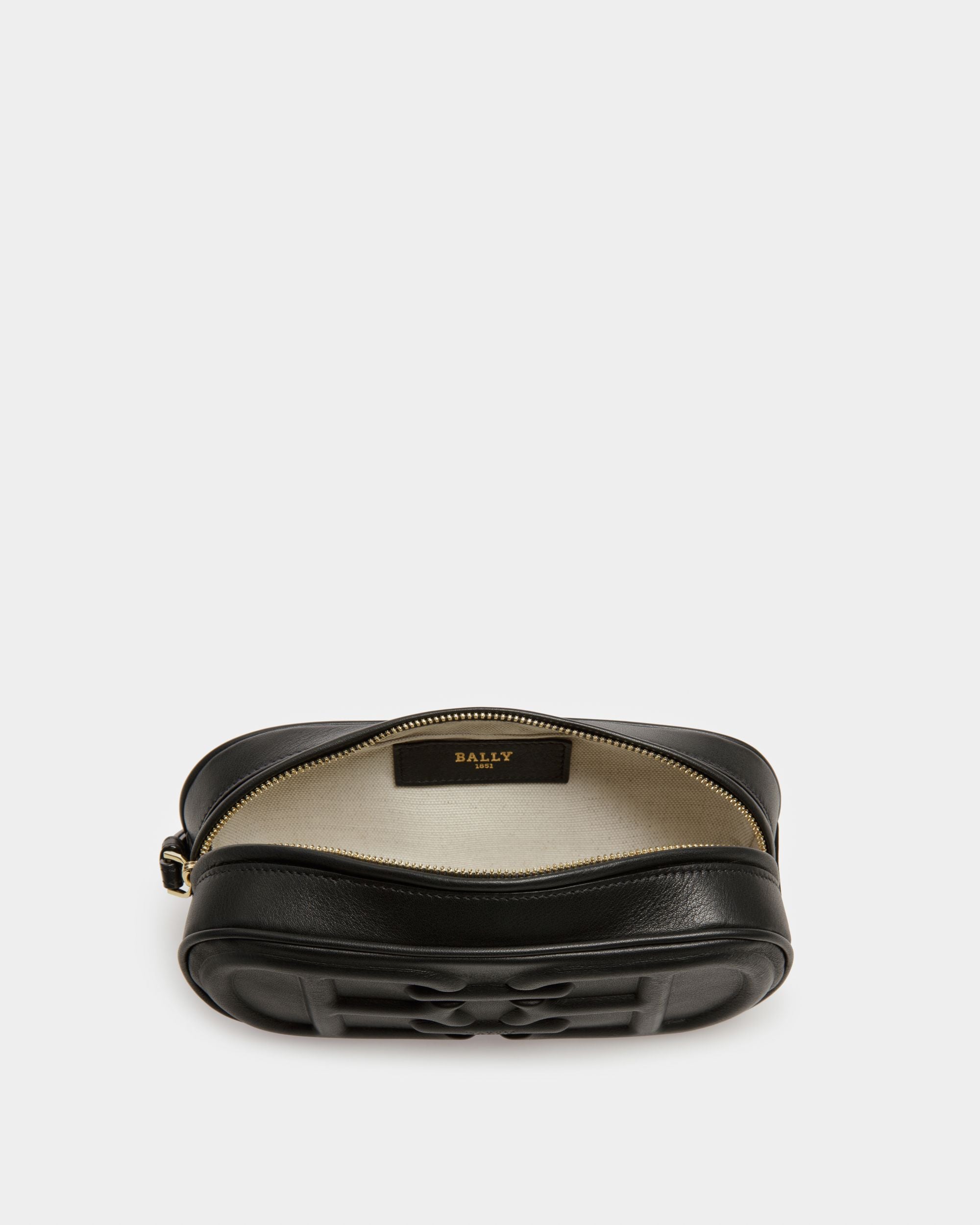 Bowye Riñonera En Cuero De Color Negro - Mujer - Bally - 03