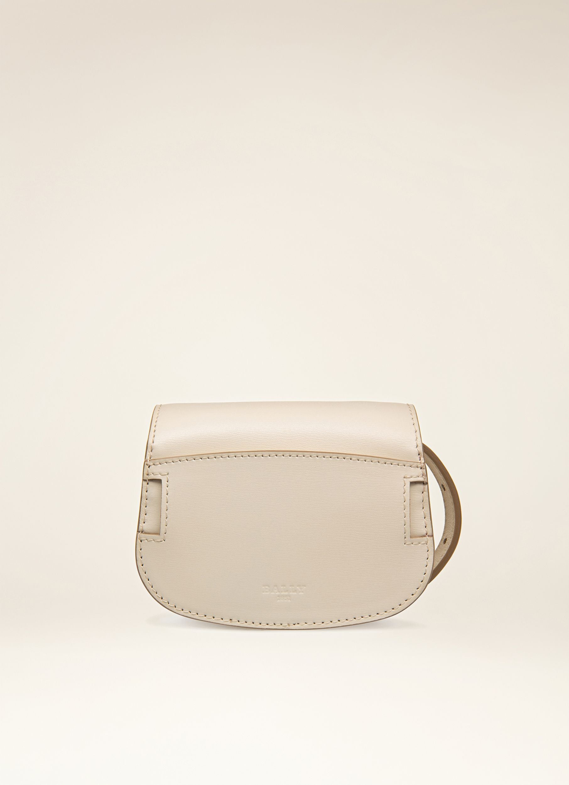 Baily Xs Accesorio En Piel De Color Crema - Mujer - Bally - 03