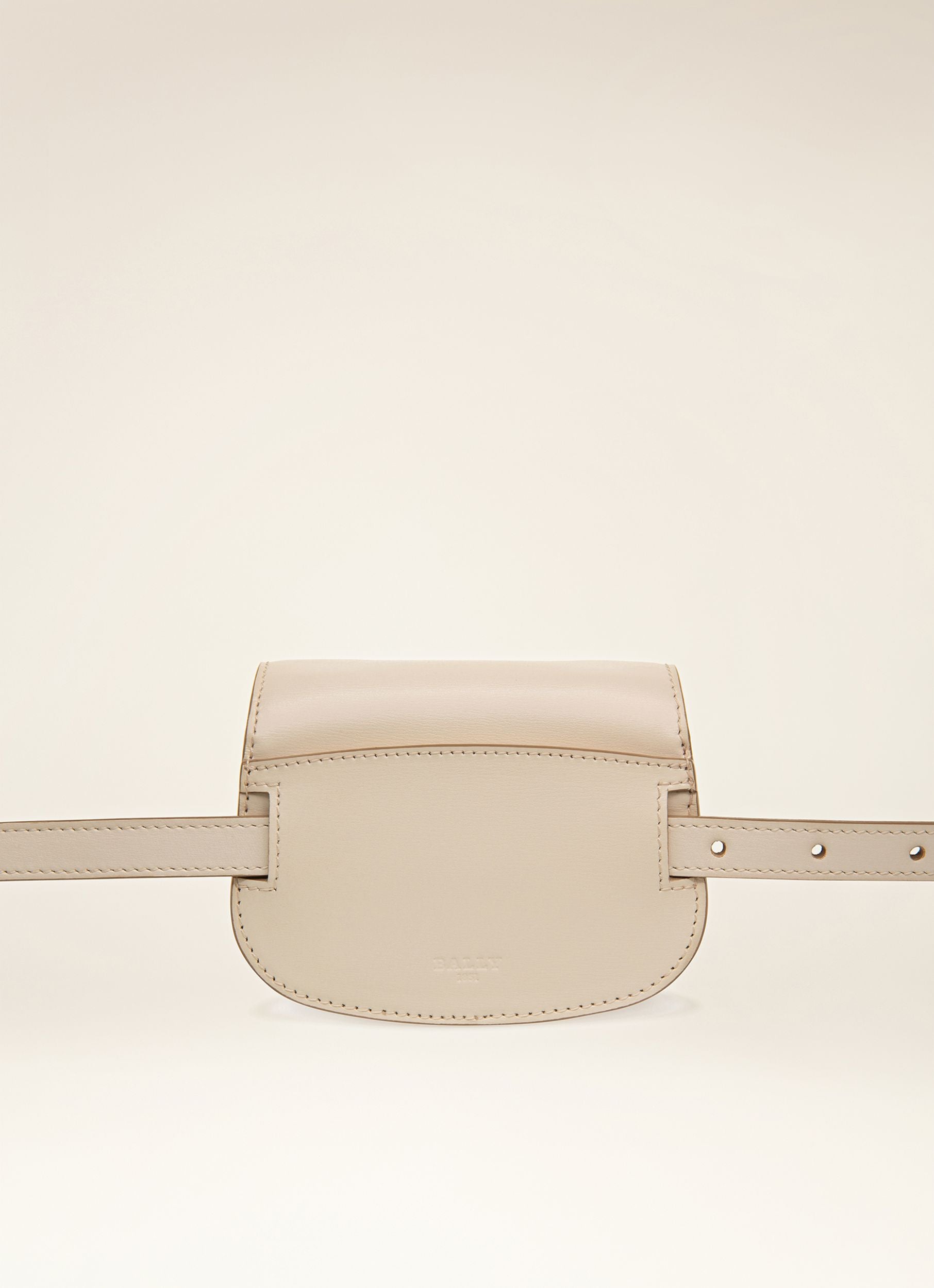 Baily Xs Accesorio En Piel De Color Crema - Mujer - Bally - 07