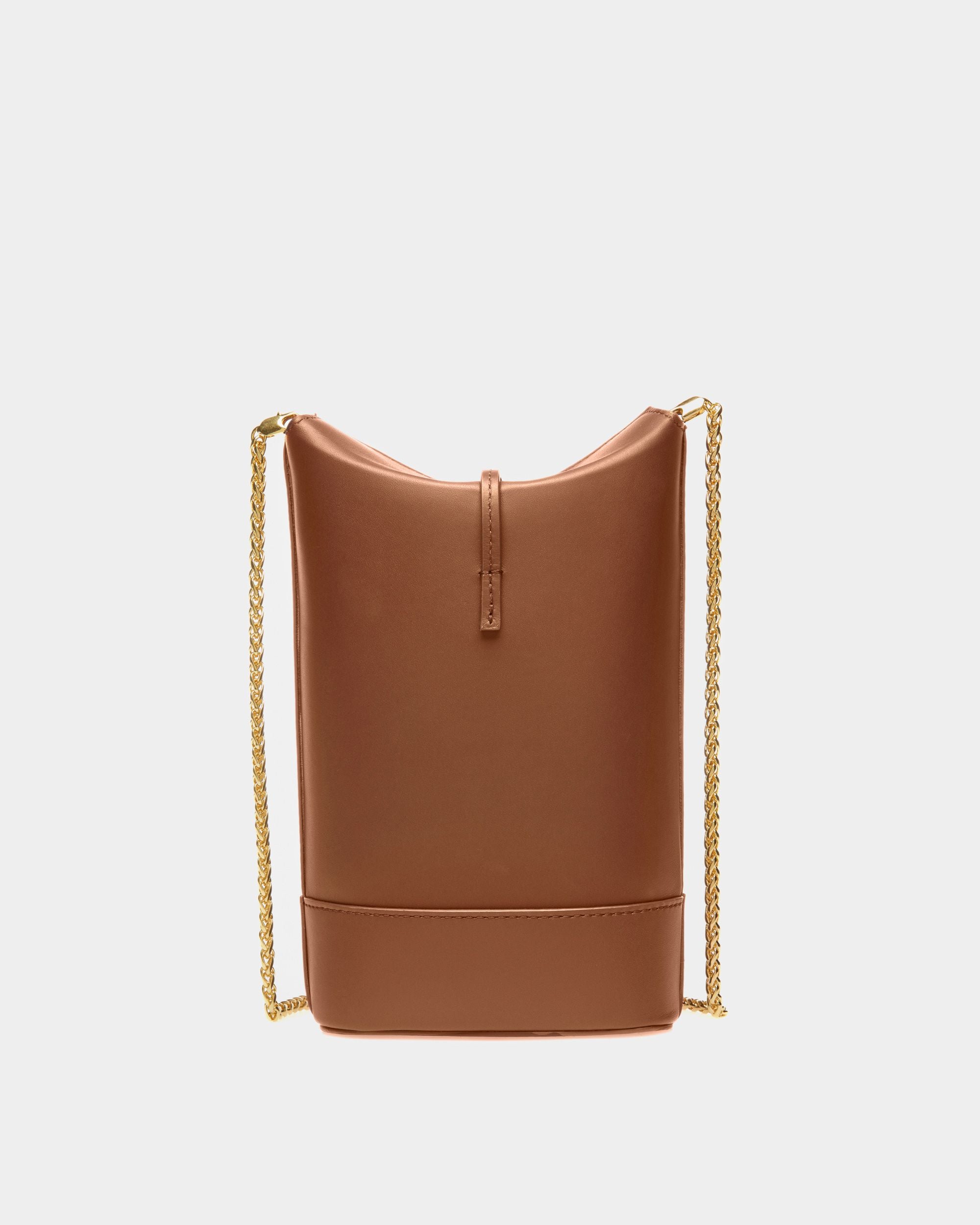 Block Minibag In Brown Leather - Women's - Bally - 02