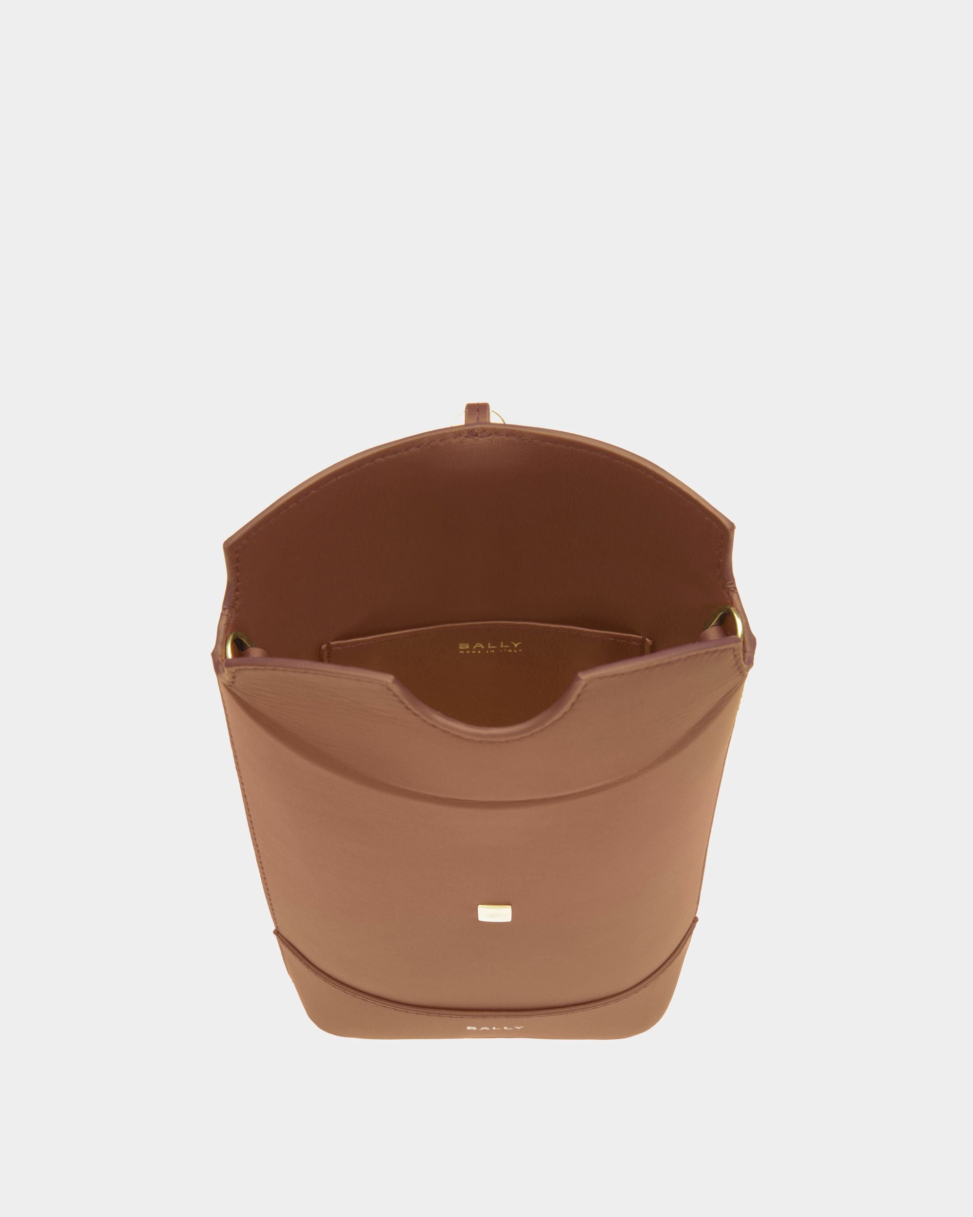 Block Minibag In Brown Leather - Women's - Bally - 03