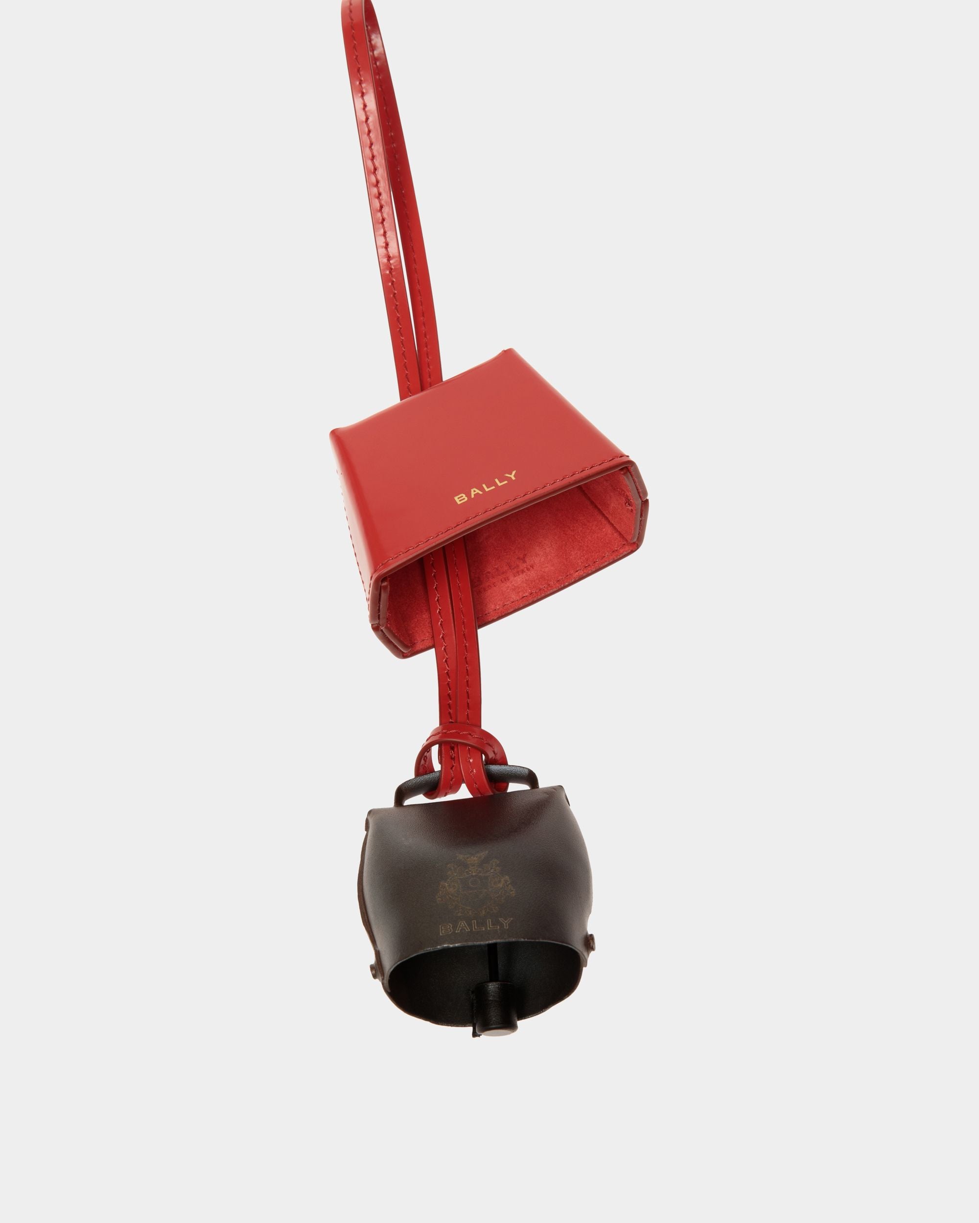 Charm Belle De Piel Cepillada Candy Red - Mujer - Bally - 03