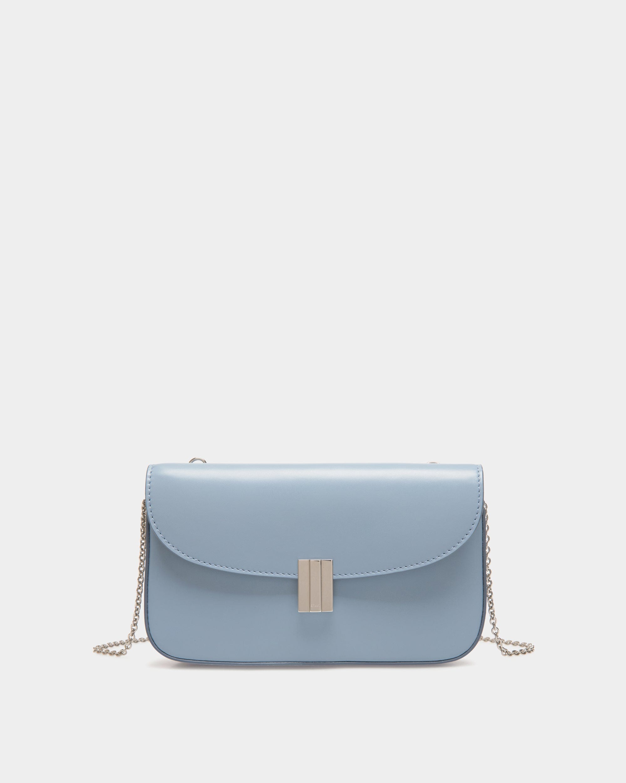Cartera Para El Móvil Ollam De Piel Light Blue - Mujer - Bally - 01