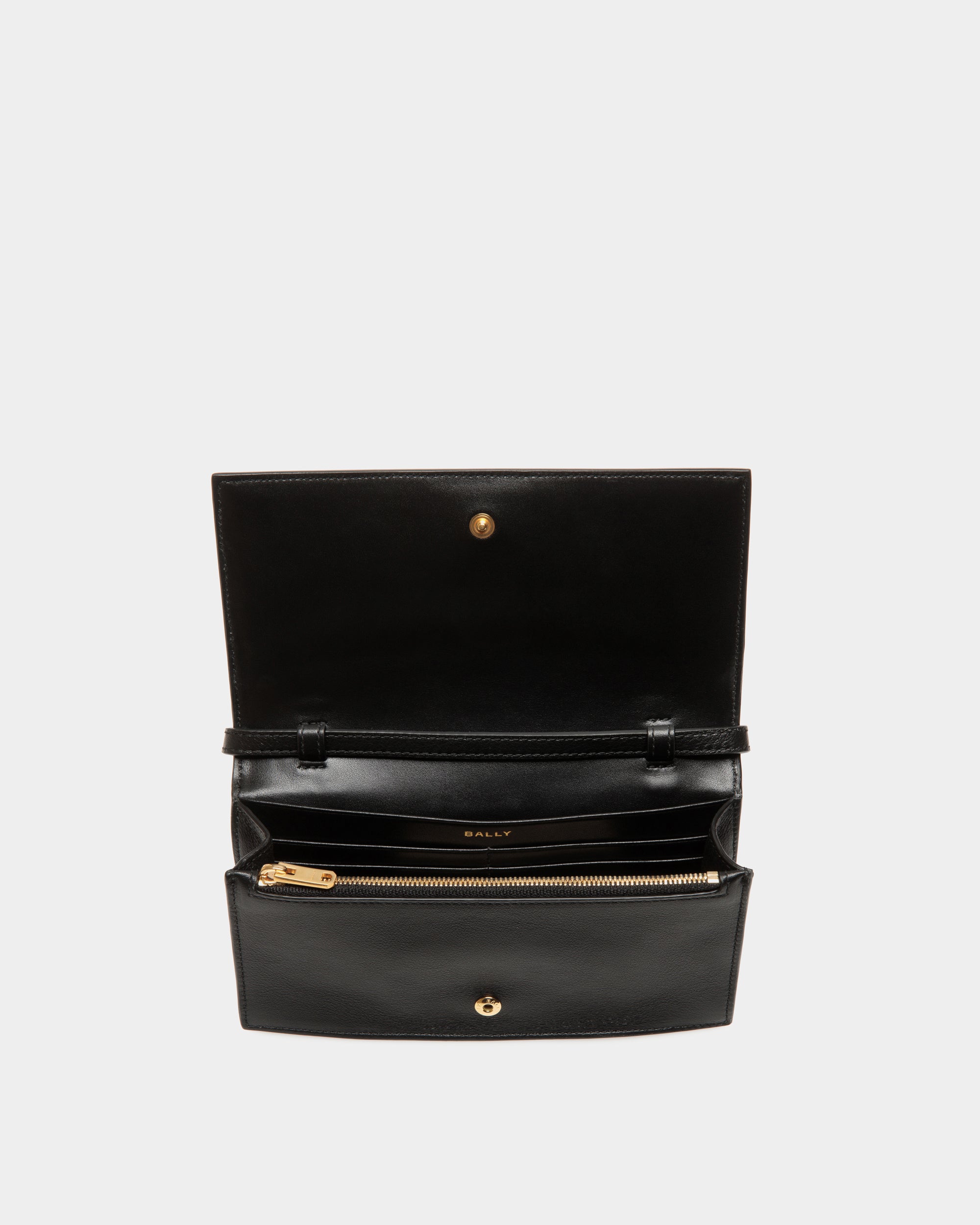 Cartera Para El Móvil Code De Piel Negra - Mujer - Bally - 03