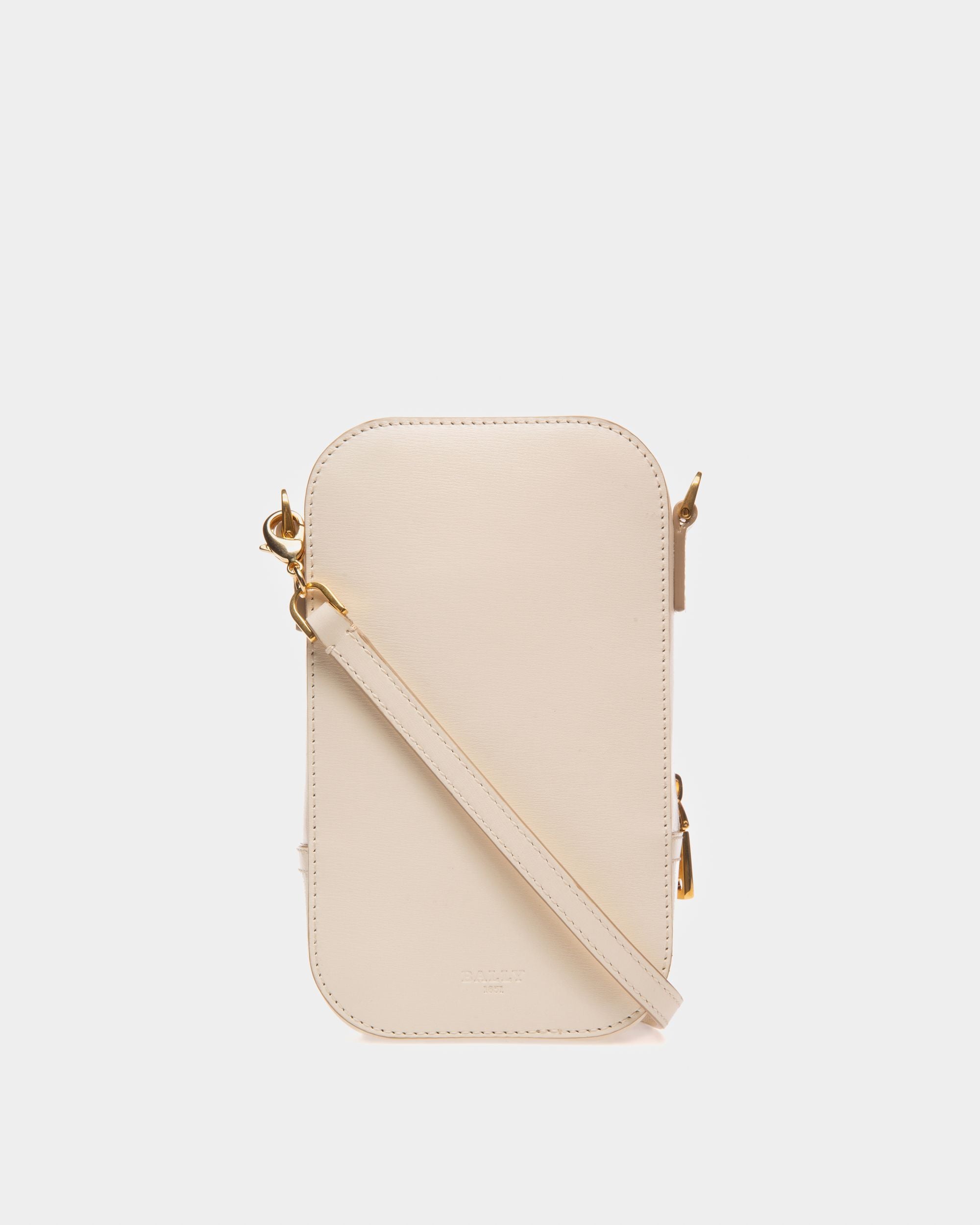 Bemal Cartera Para El Móvil De Piel Color Hueso - Mujer - Bally - 02
