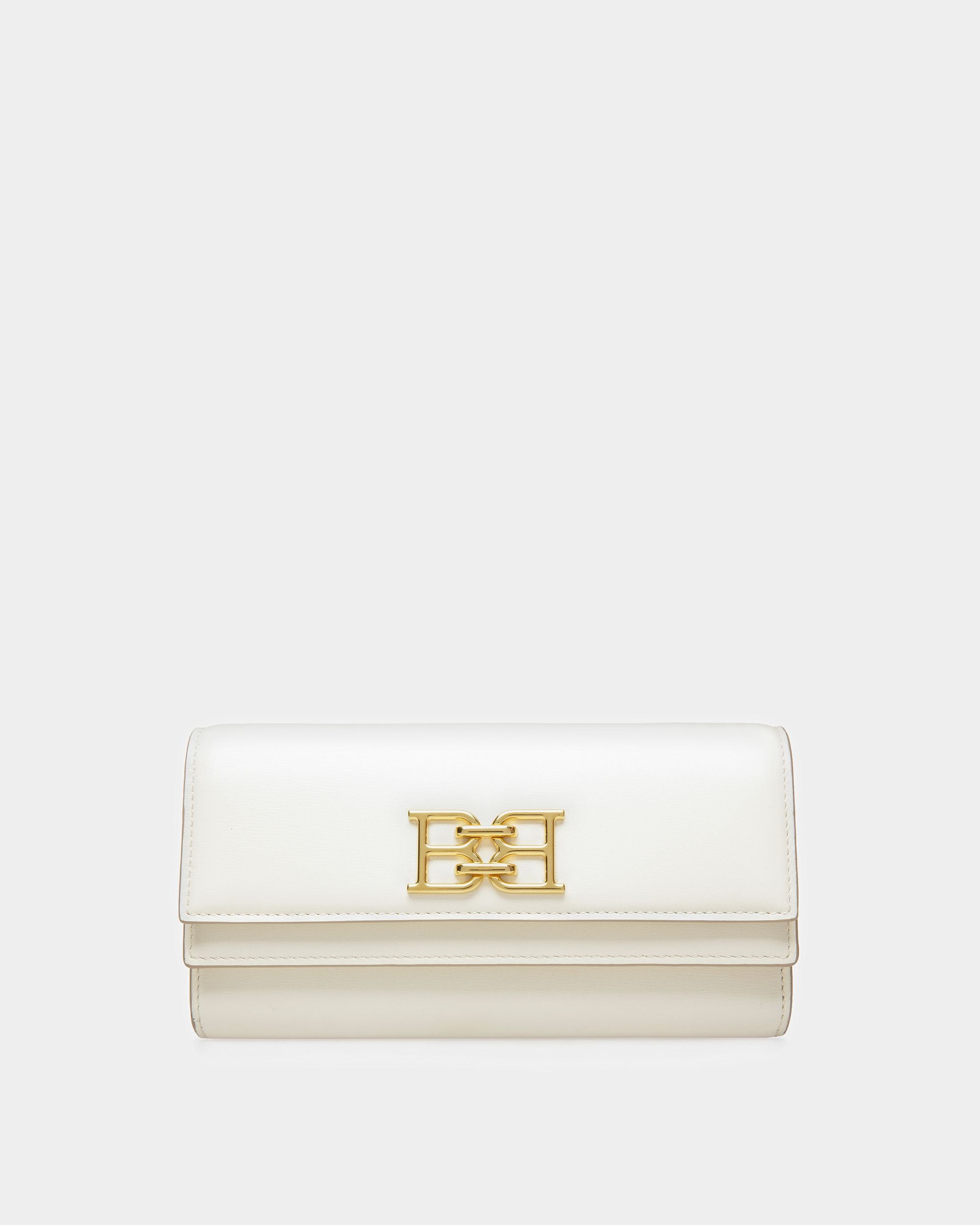 Byanca Cartera De Viaje De Piel Color Hueso - Mujer - Bally - 01