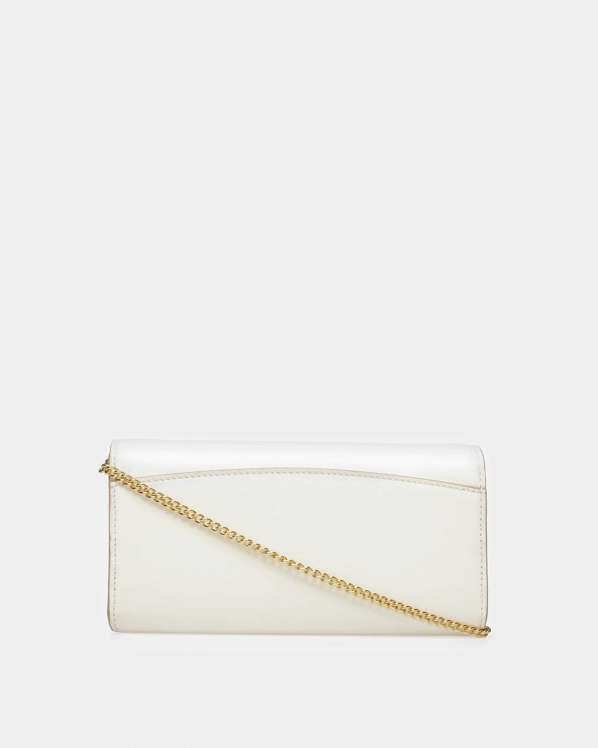 Byanca Cartera De Viaje De Piel Color Hueso - Mujer - Bally - 03