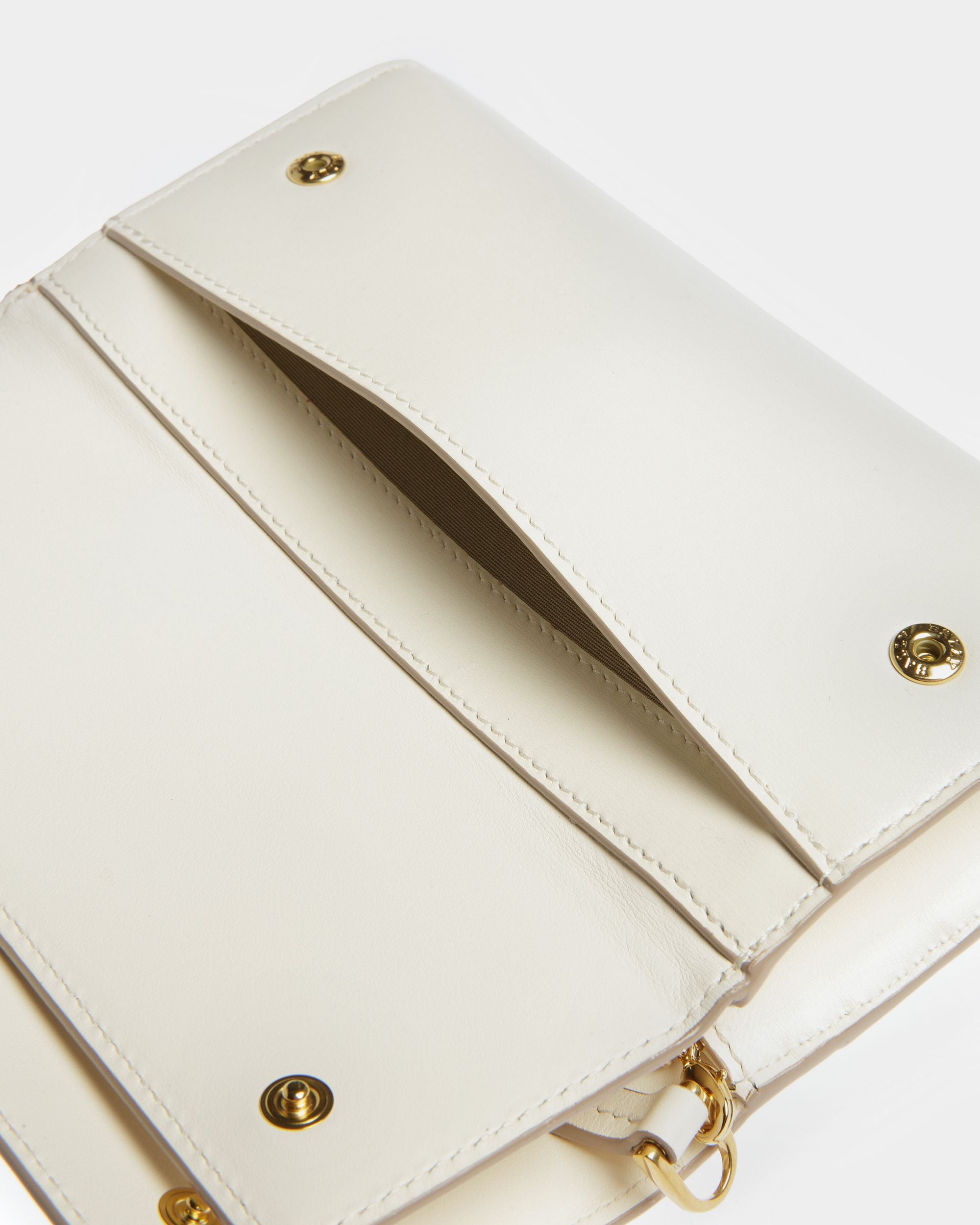 Byanca Cartera De Viaje De Piel Color Hueso - Mujer - Bally - 05