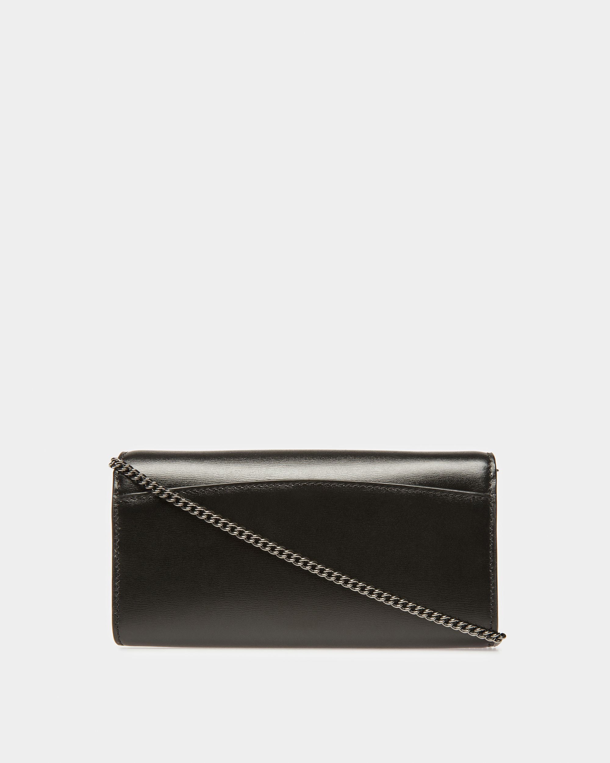 Byanca Cartera De Viaje De Piel En Negro - Mujer - Bally - 03