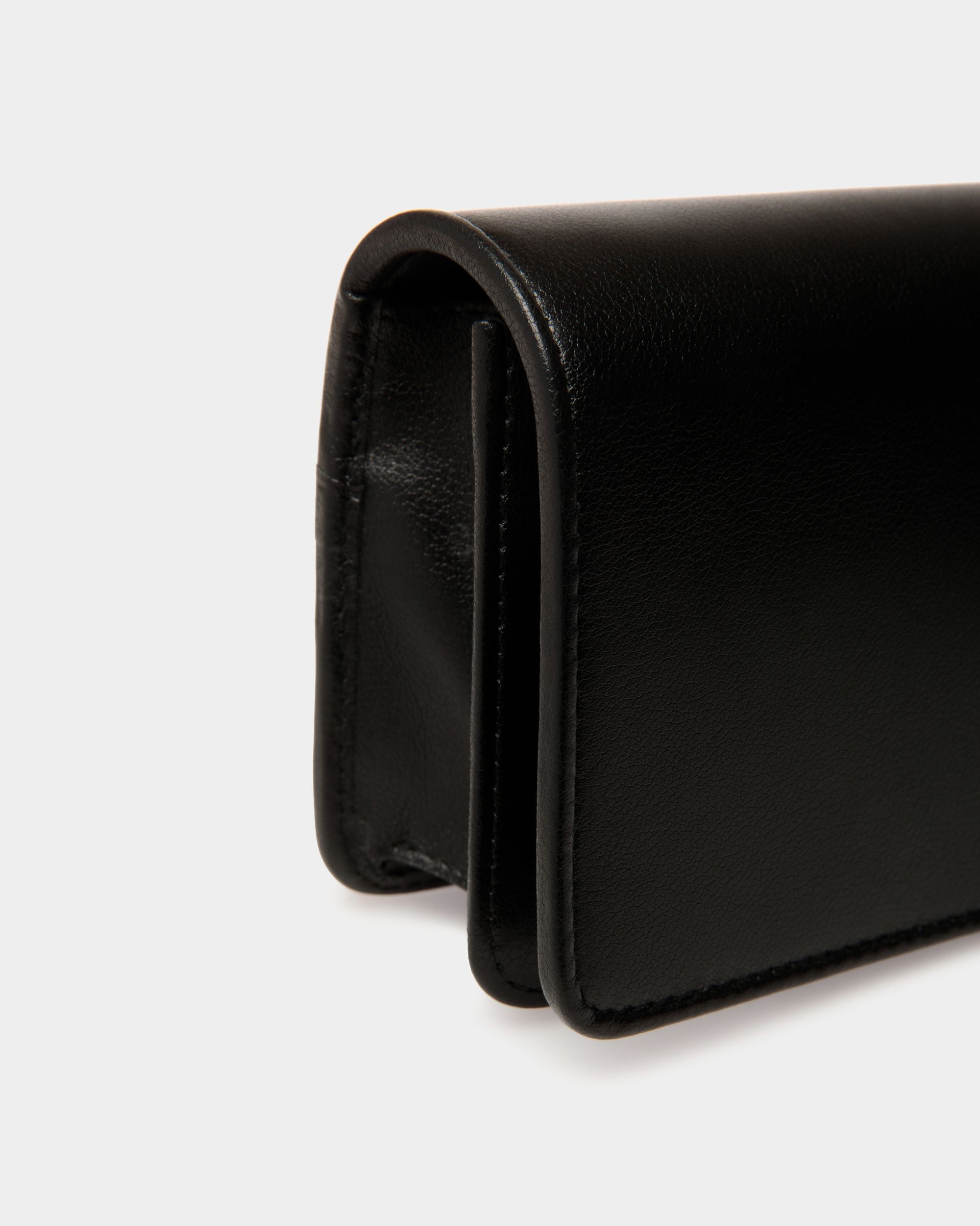 Bally Essential Phone Wallet in Black Leather - Mujer - Bally - 05