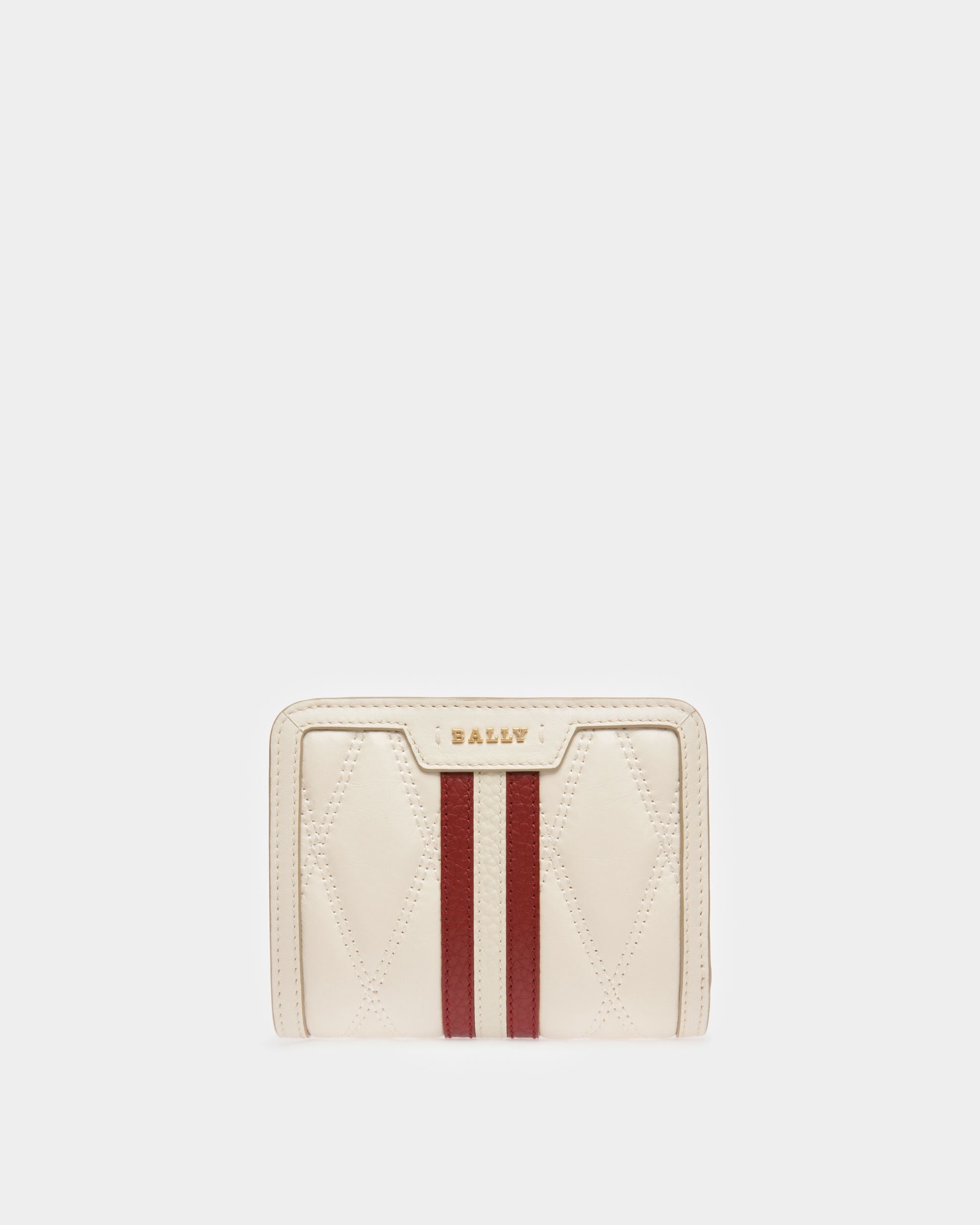 Daki Cartera De Piel Color Hueso - Mujer - Bally - 01
