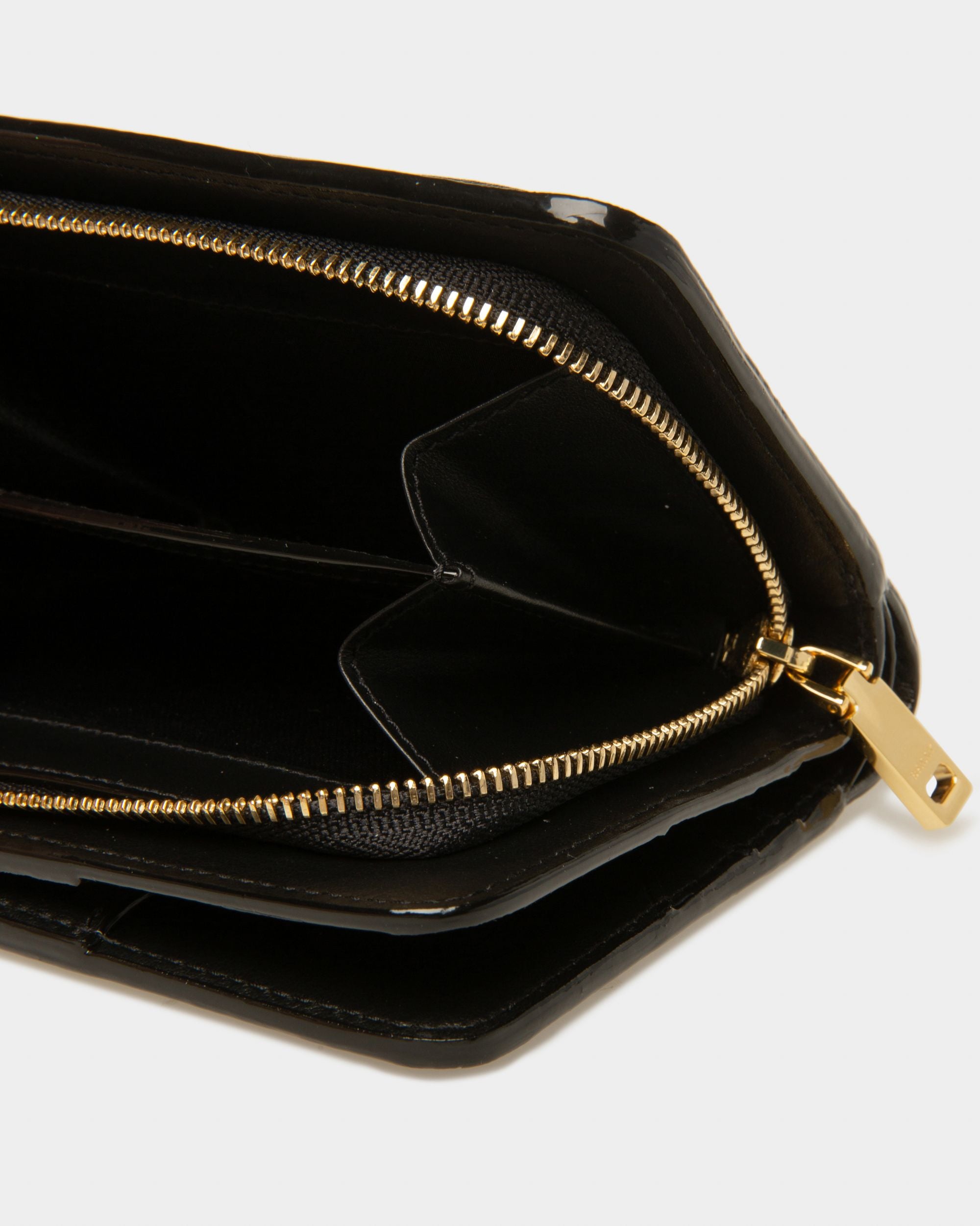 Daki Cartera De Cuero De Color Negro - Mujer - Bally - 04