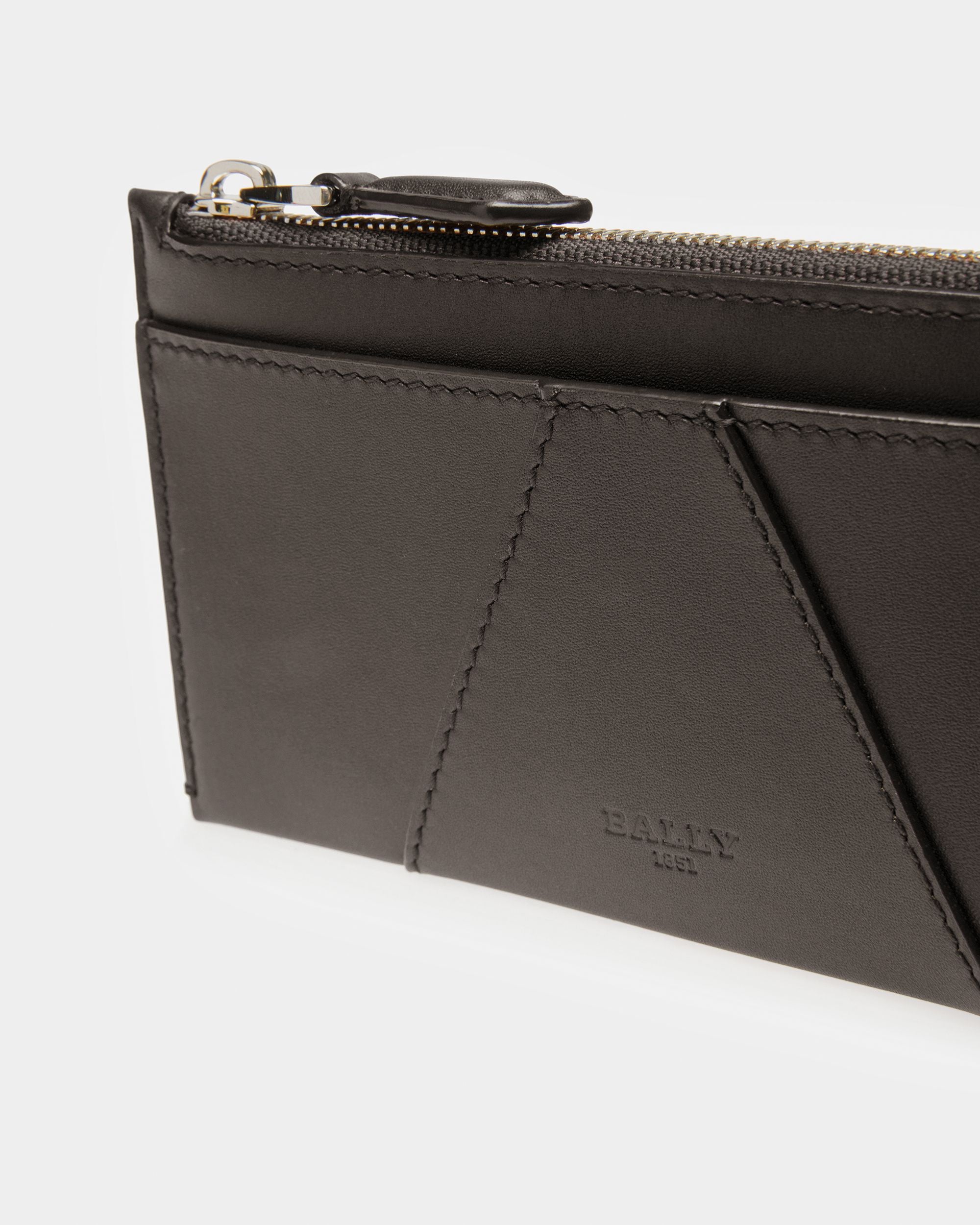 Adley Cartera De Piel En Negro - Mujer - Bally - 04