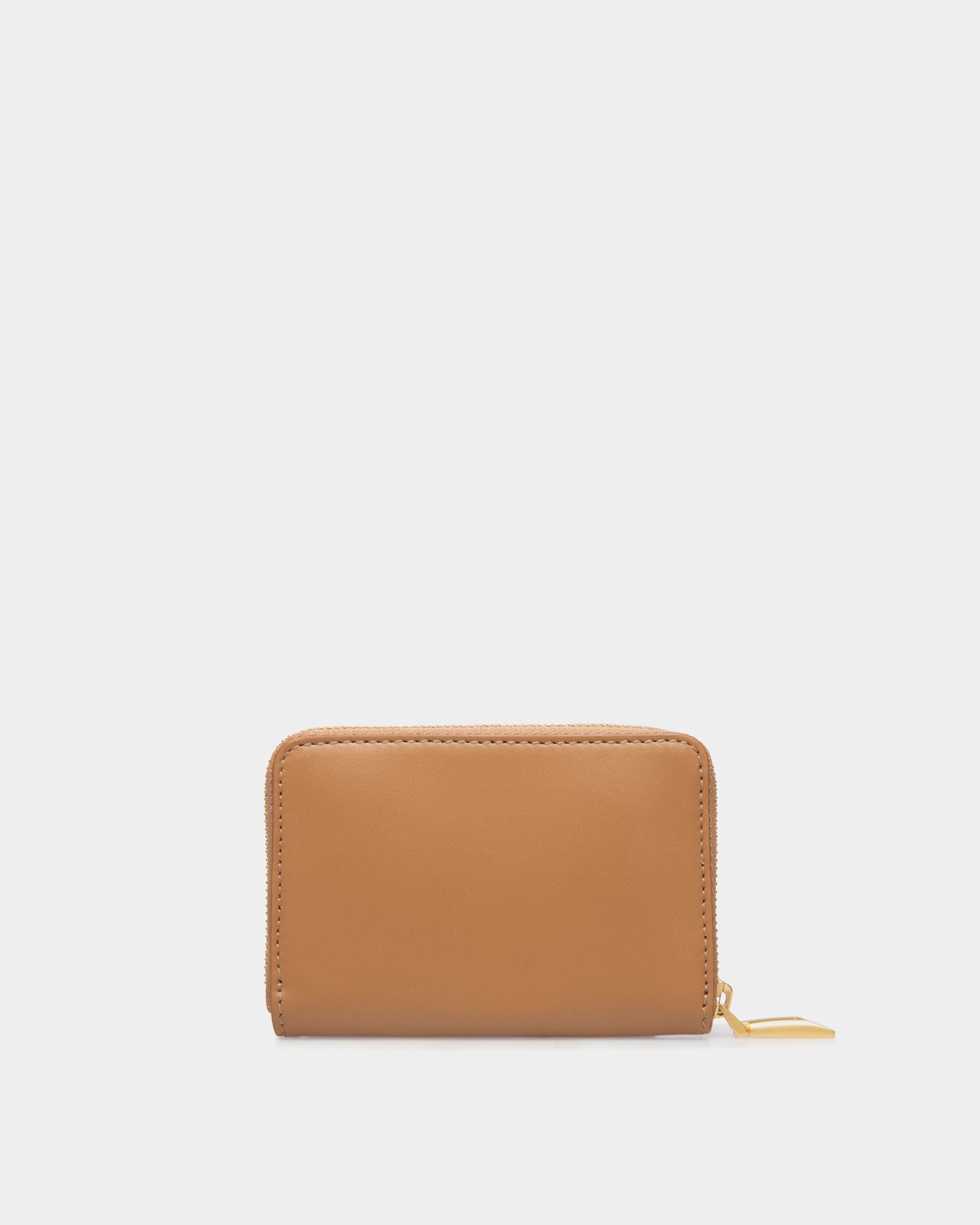 Emblem Wallet In Brown Leather - Mujer - Bally - 02