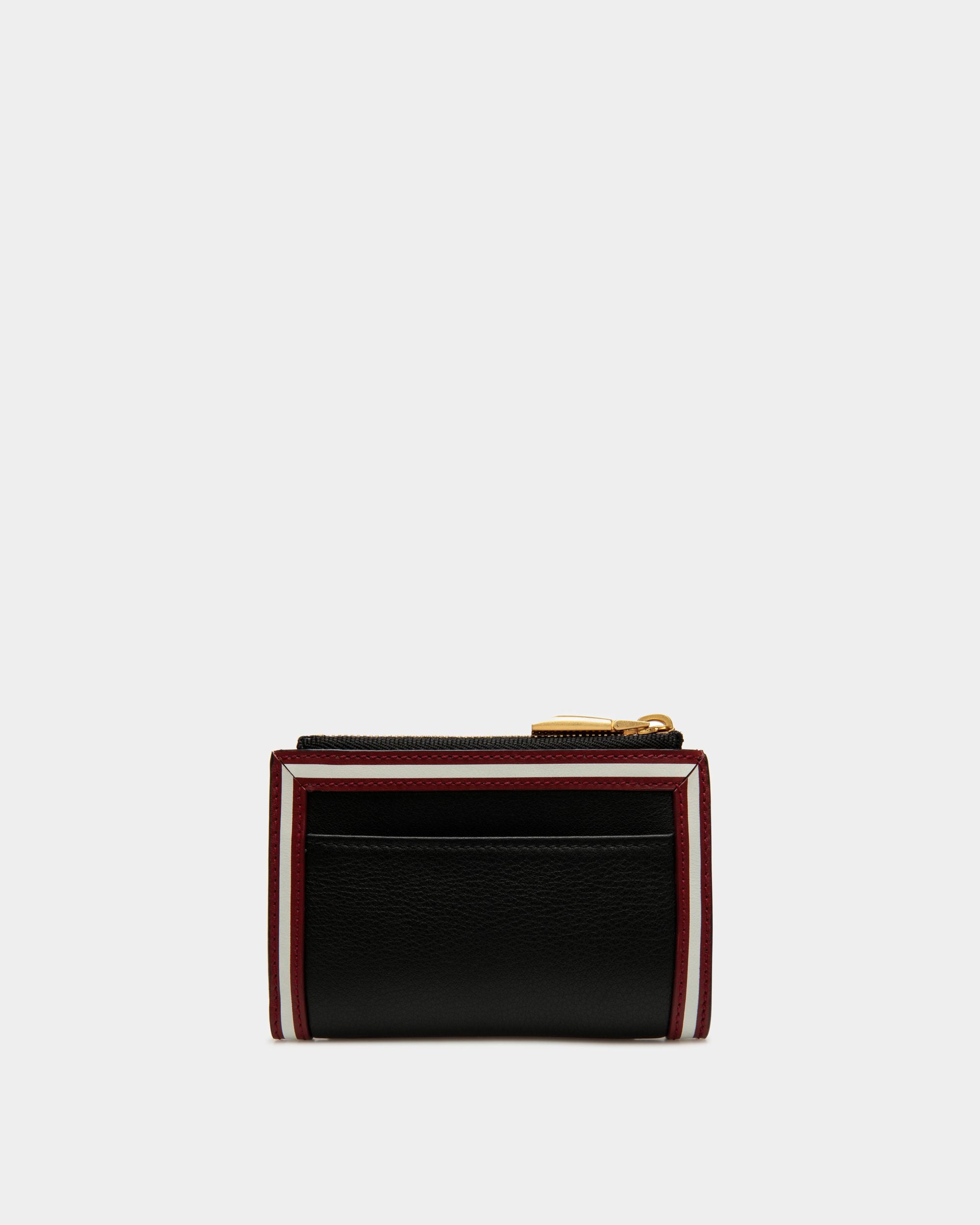 Code Wallet in Black Leather - Women's - Bally - 02
