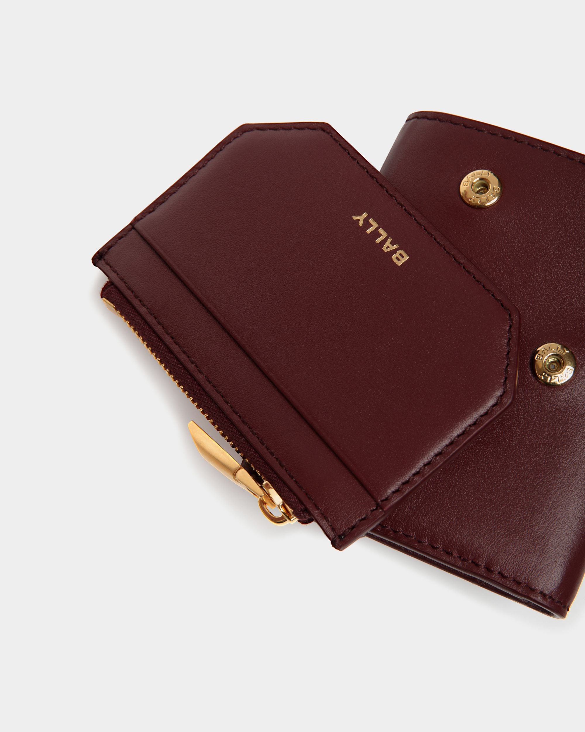 Emblem Wallet in Andorra Leather - Women's - Bally - 04