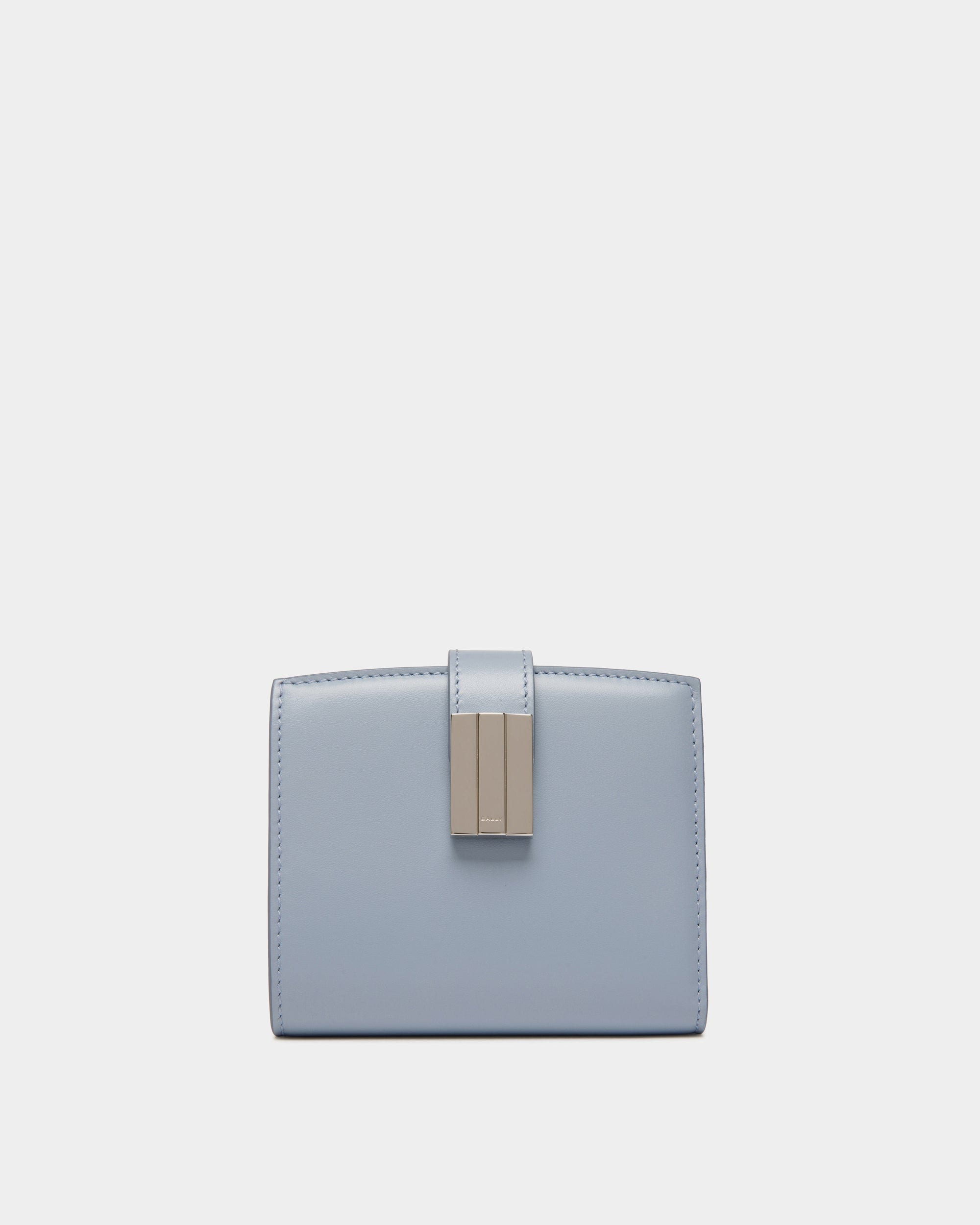 Cartera Ollam De Piel Light Blue - Mujer - Bally - 01