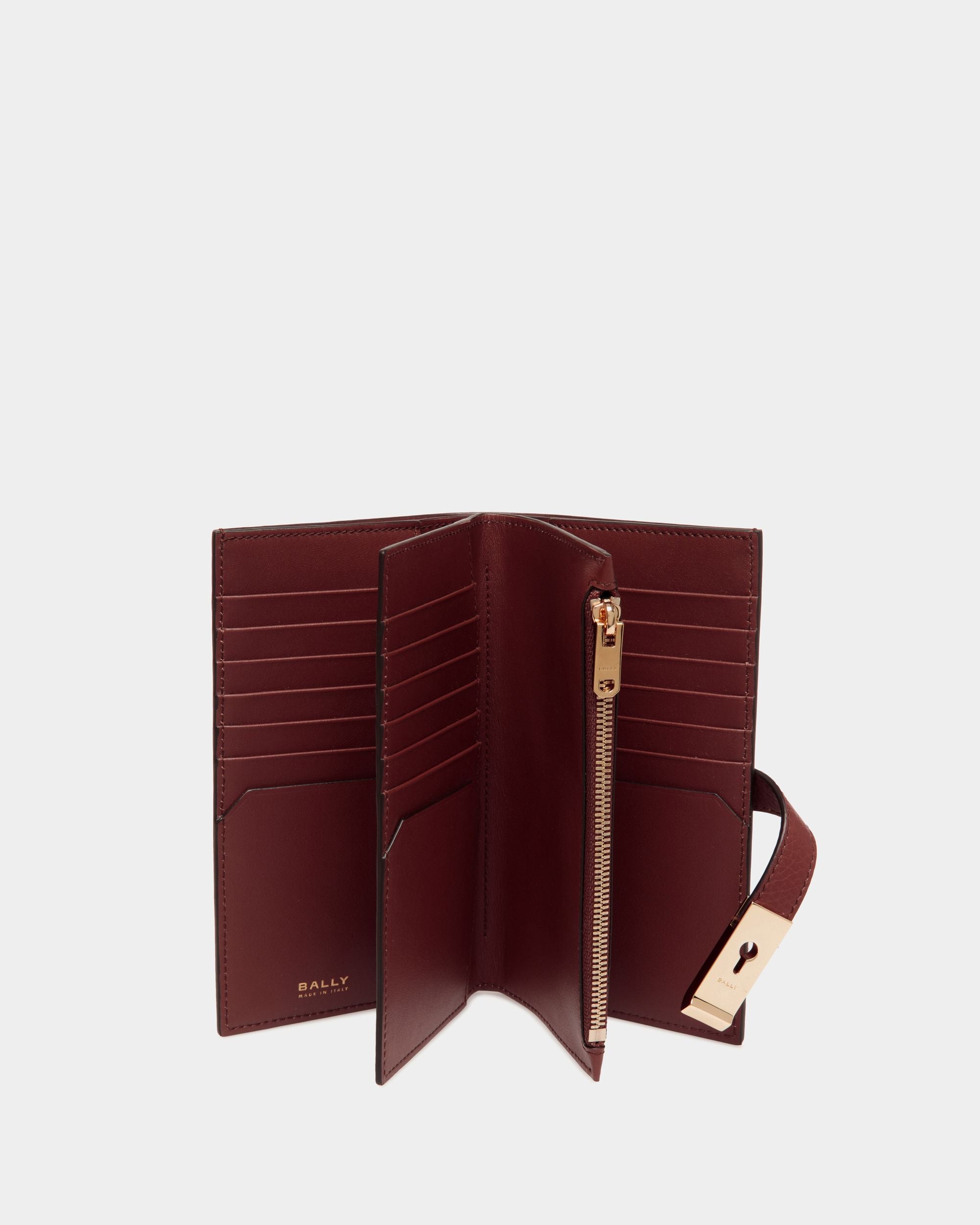Cartera Alargada Lock Me De Piel Granulada Andorra - Mujer - Bally - 03