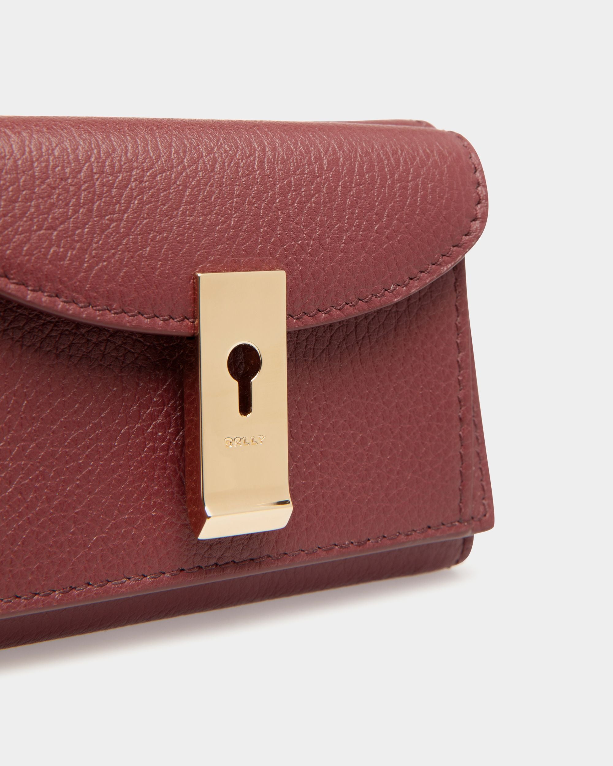 Cartera Lock Me De Piel Granulada Andorra - Mujer - Bally - 04