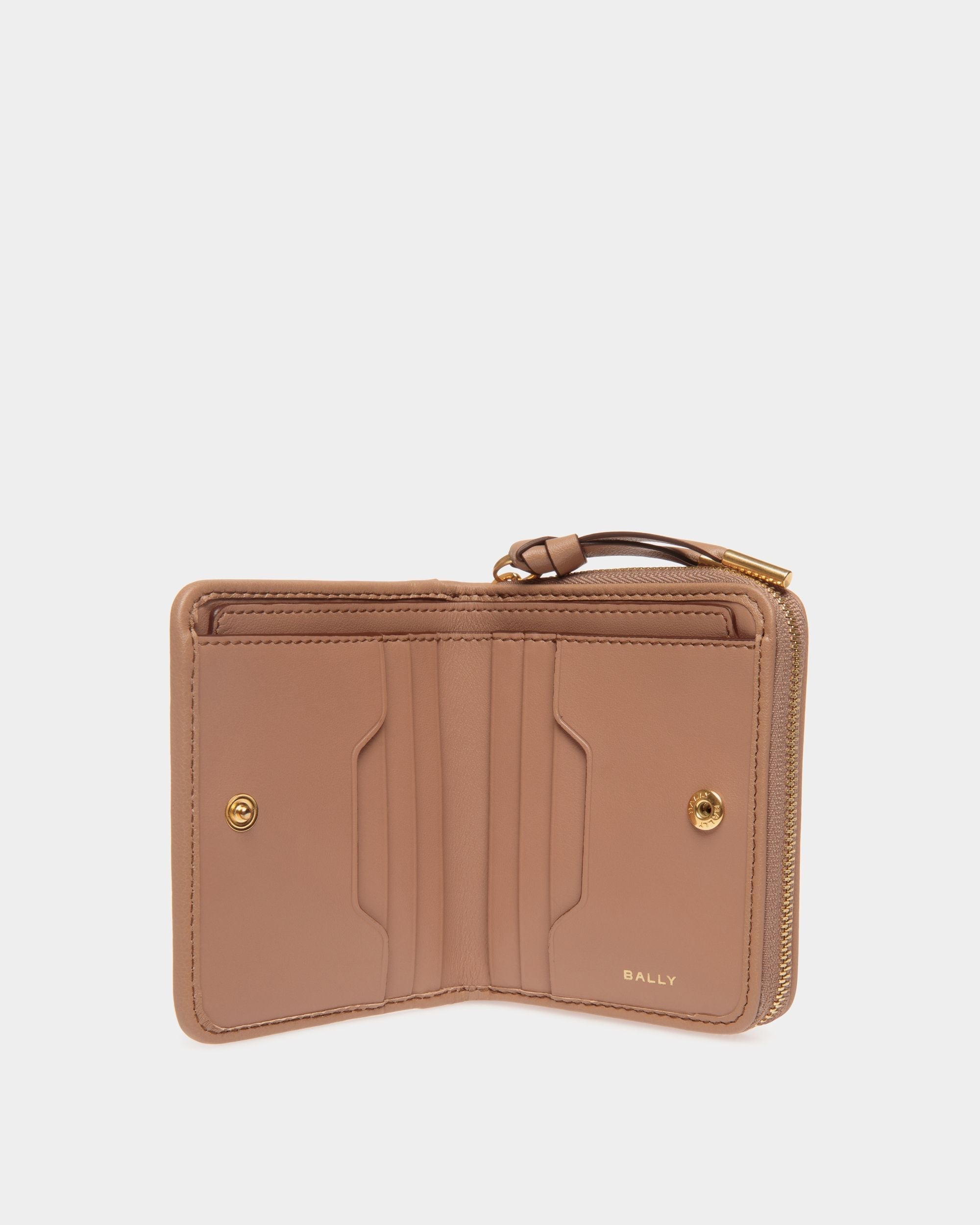 Cartera Bally Essential De Piel Praline Beige - Mujer - Bally - 03