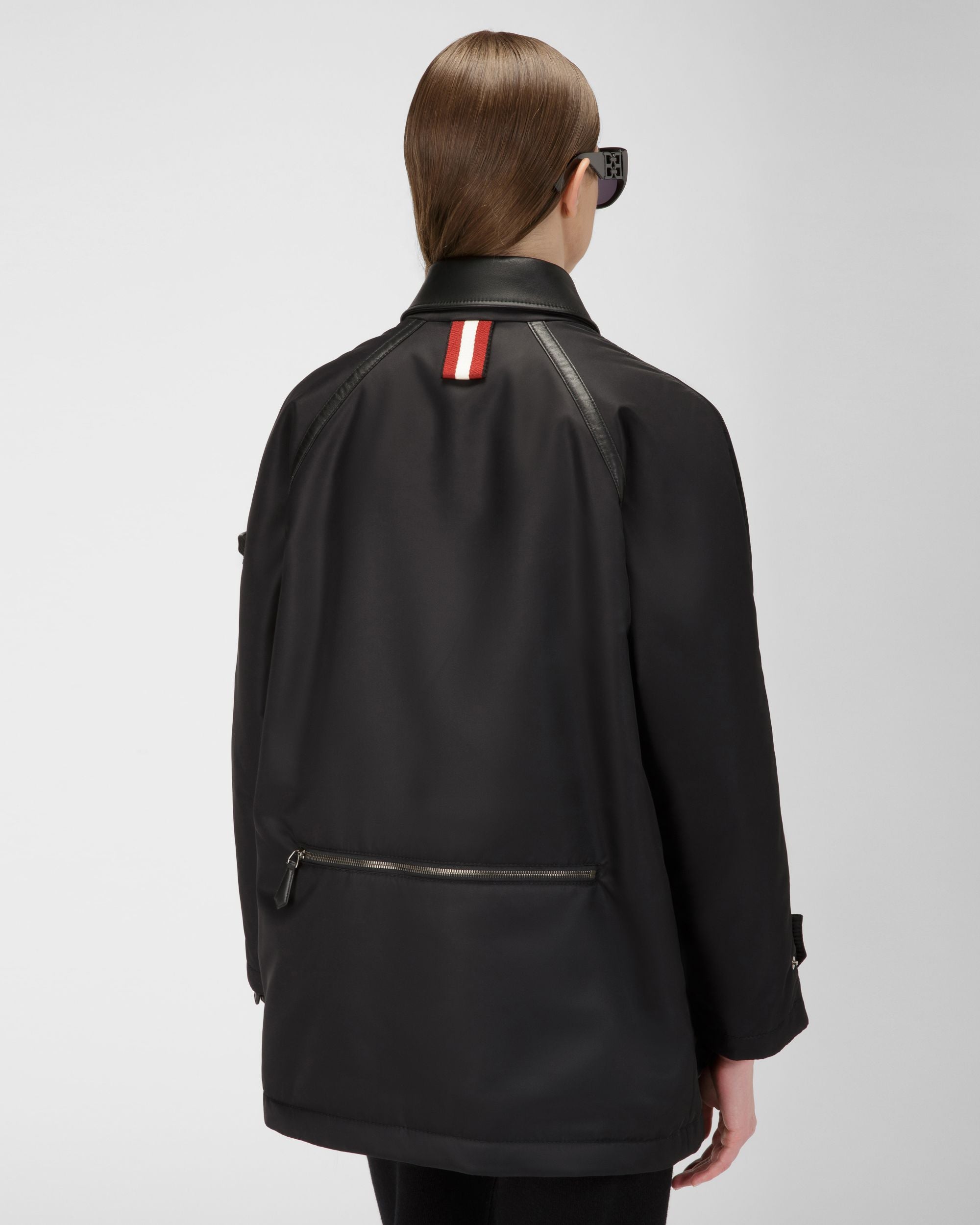 Chaqueta Con Inserciones De Piel - Mujer - Bally - 03