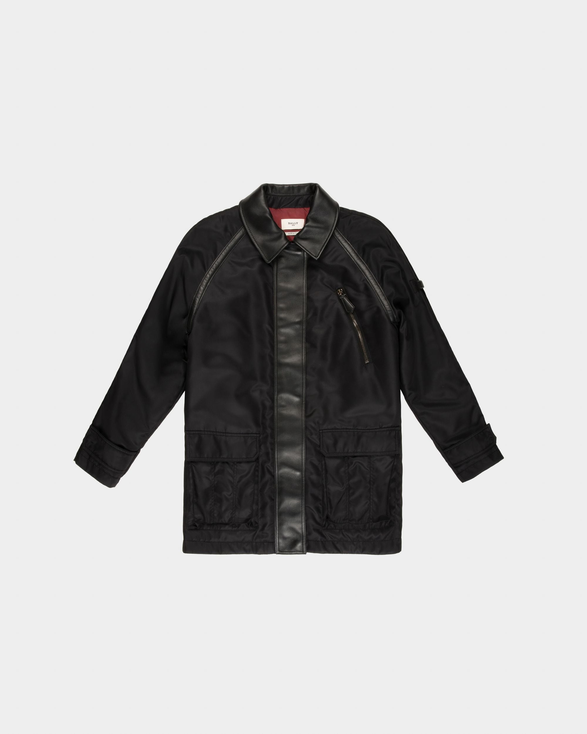 Chaqueta Con Inserciones De Piel - Mujer - Bally - 04