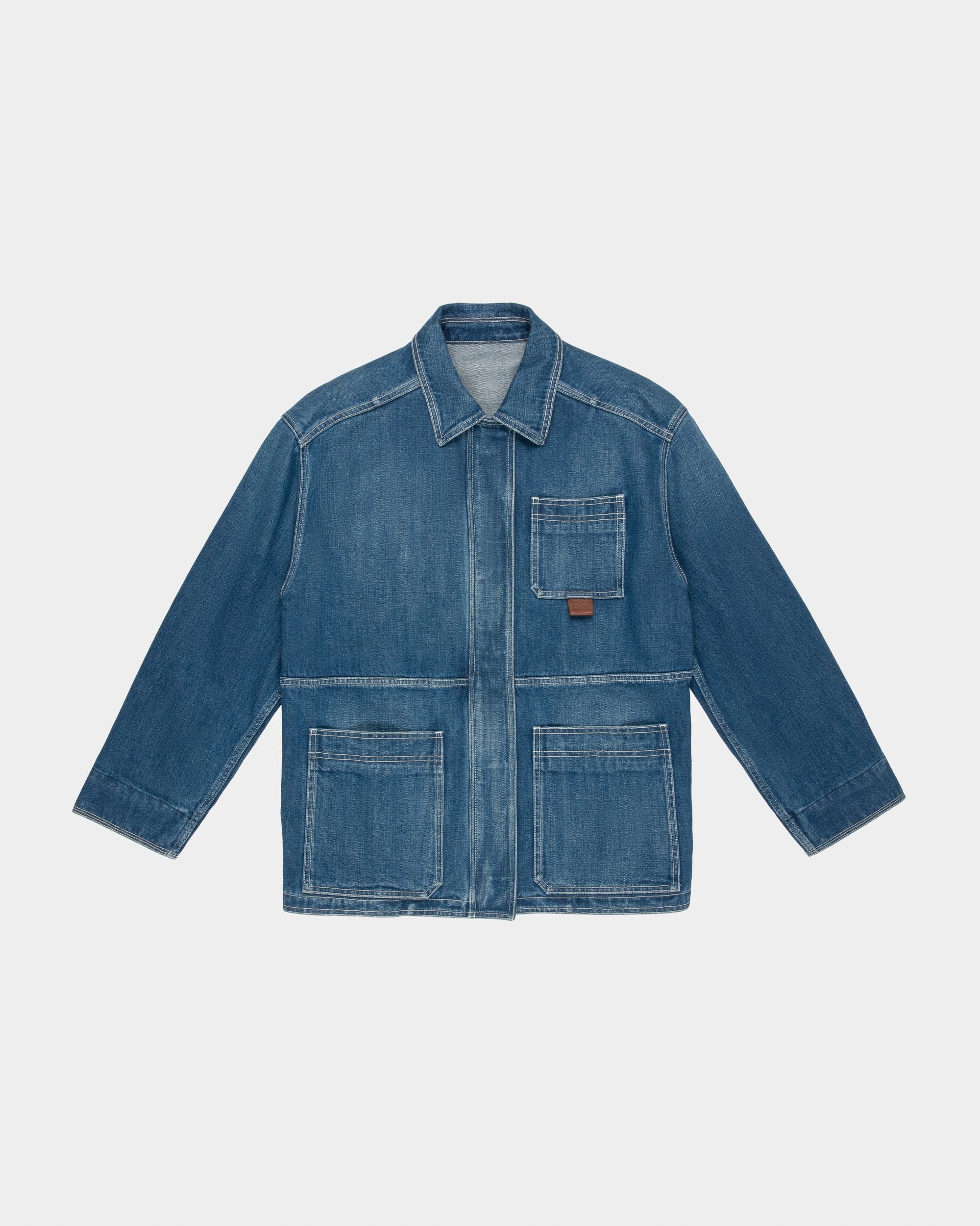 Cazadora Vaquera Prenda De Abrigo En Algodón De Color Azul - Mujer - Bally - 01