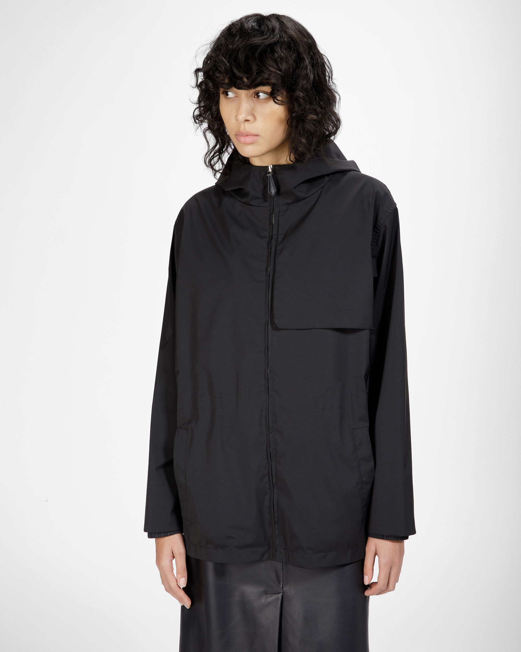 Blouson Bomber Jacket In Black - Women's - Bally - 01