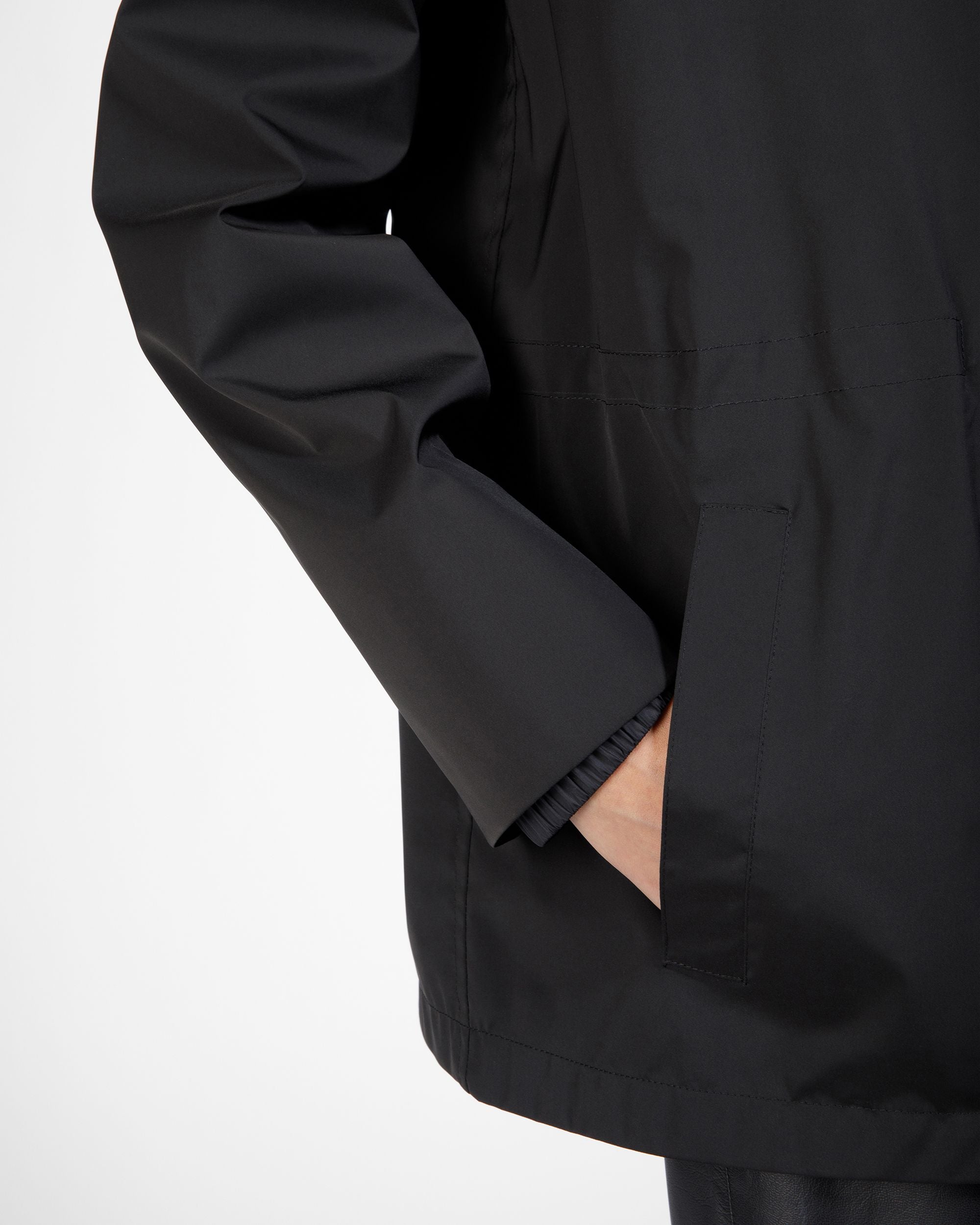 Blouson Bomber Jacket In Black - Women's - Bally - 06