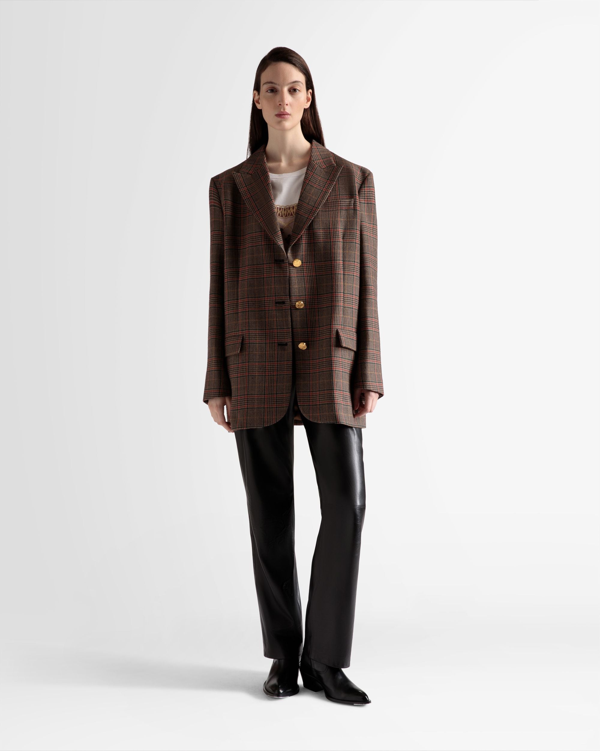 Chaqueta De Cuadros - Mujer - Bally - 02
