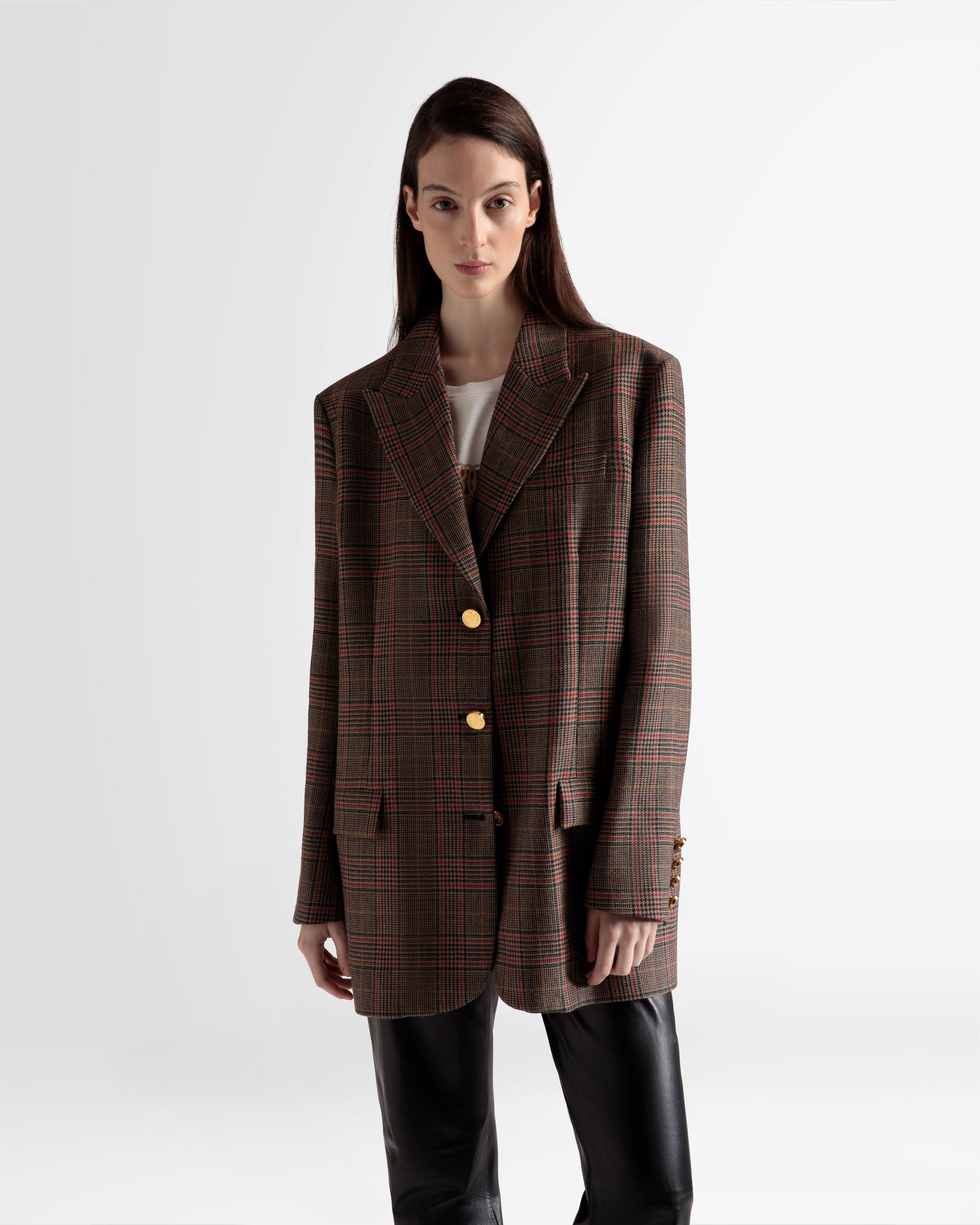 Chaqueta De Cuadros - Mujer - Bally - 03