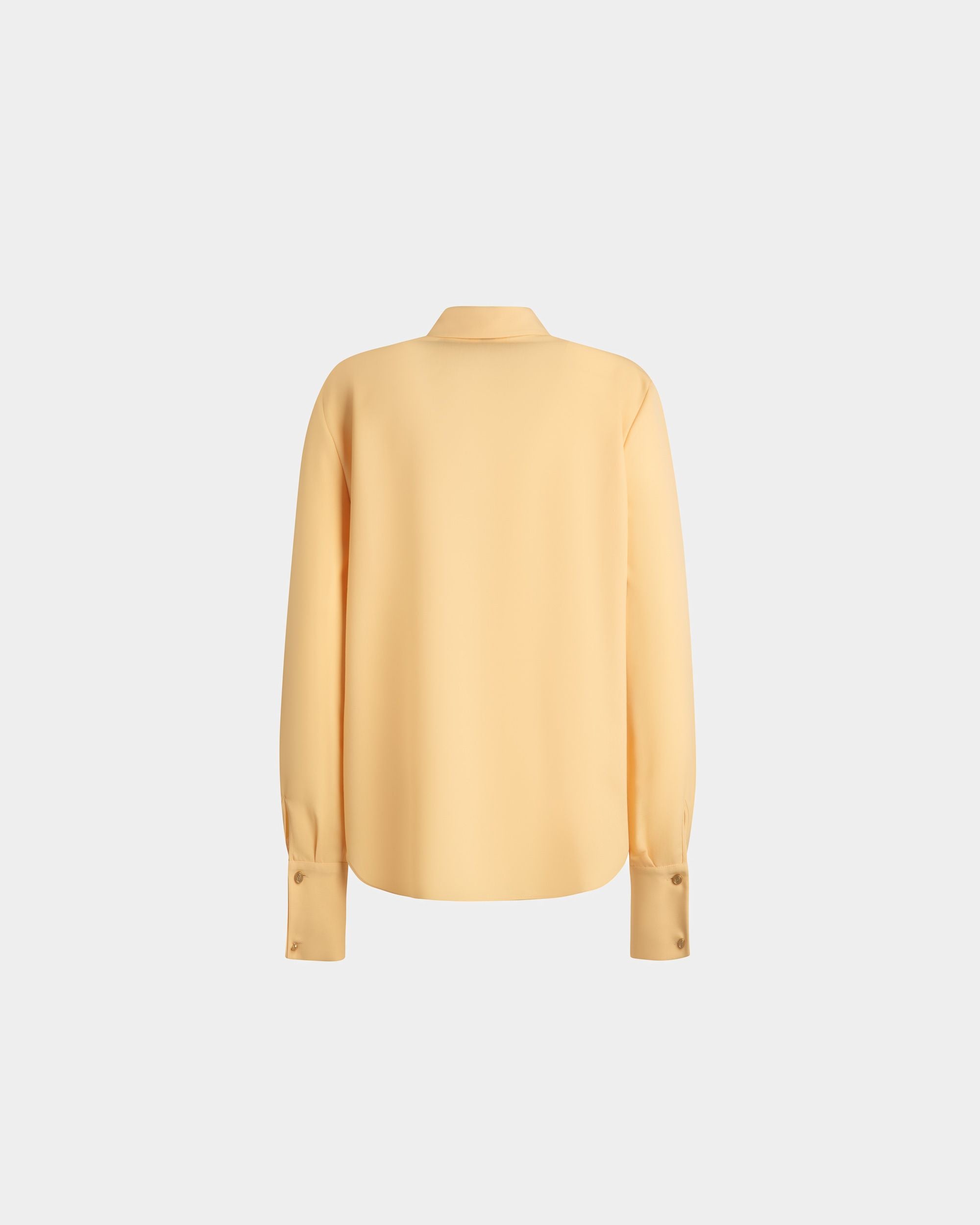 Blusa De Mezcla De Lana Color Crema - Mujer - Bally - 02