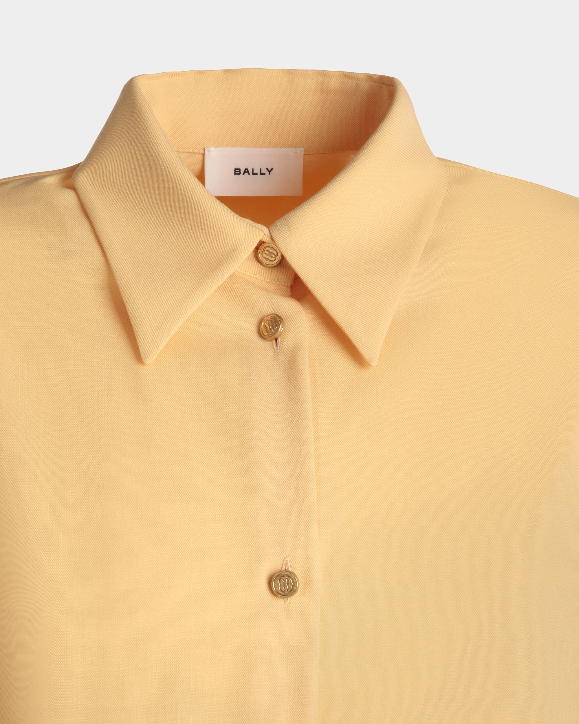 Blusa De Mezcla De Lana Color Crema - Mujer - Bally - 03