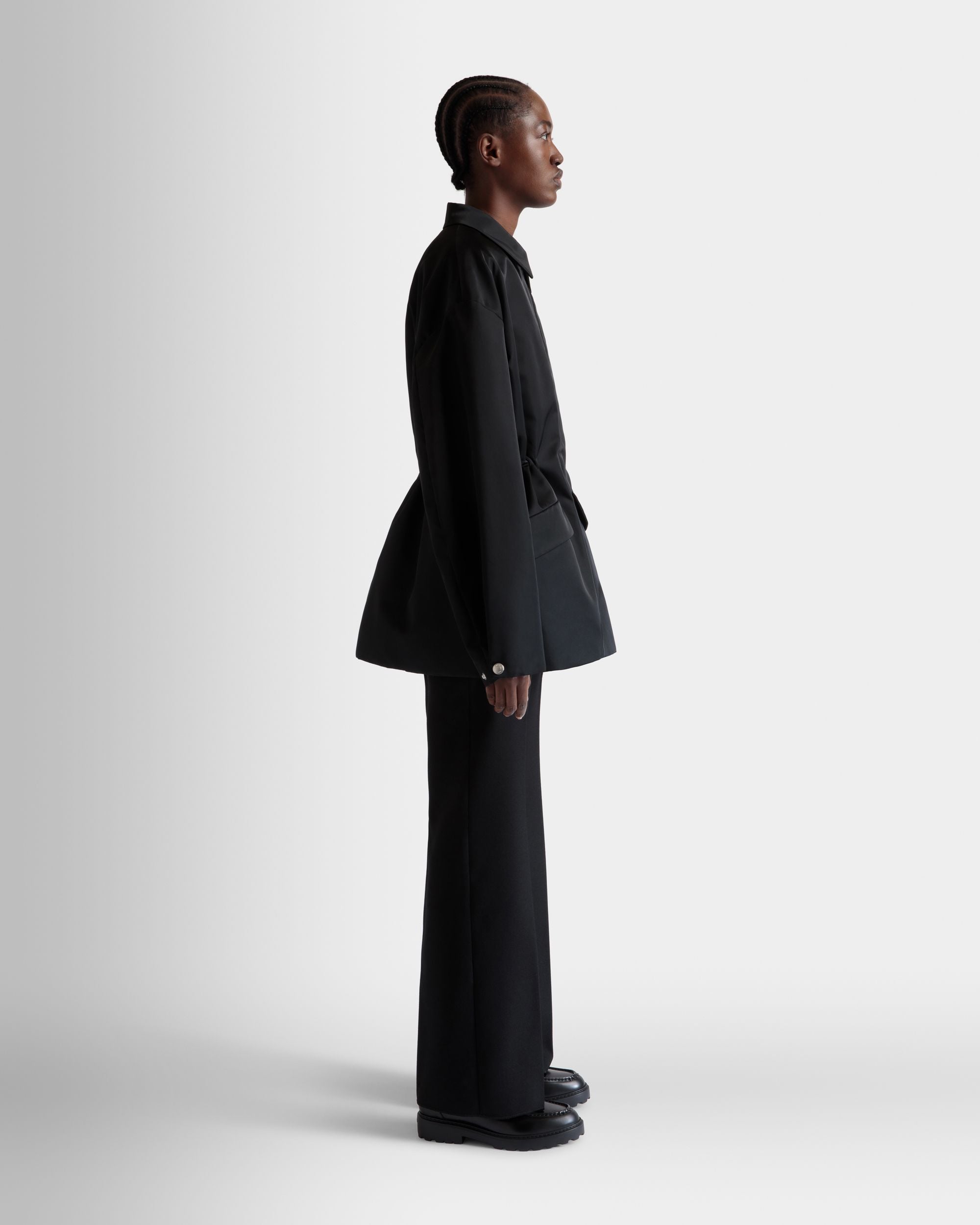 Jacket In Black Nylon - Women's - Bally - 05