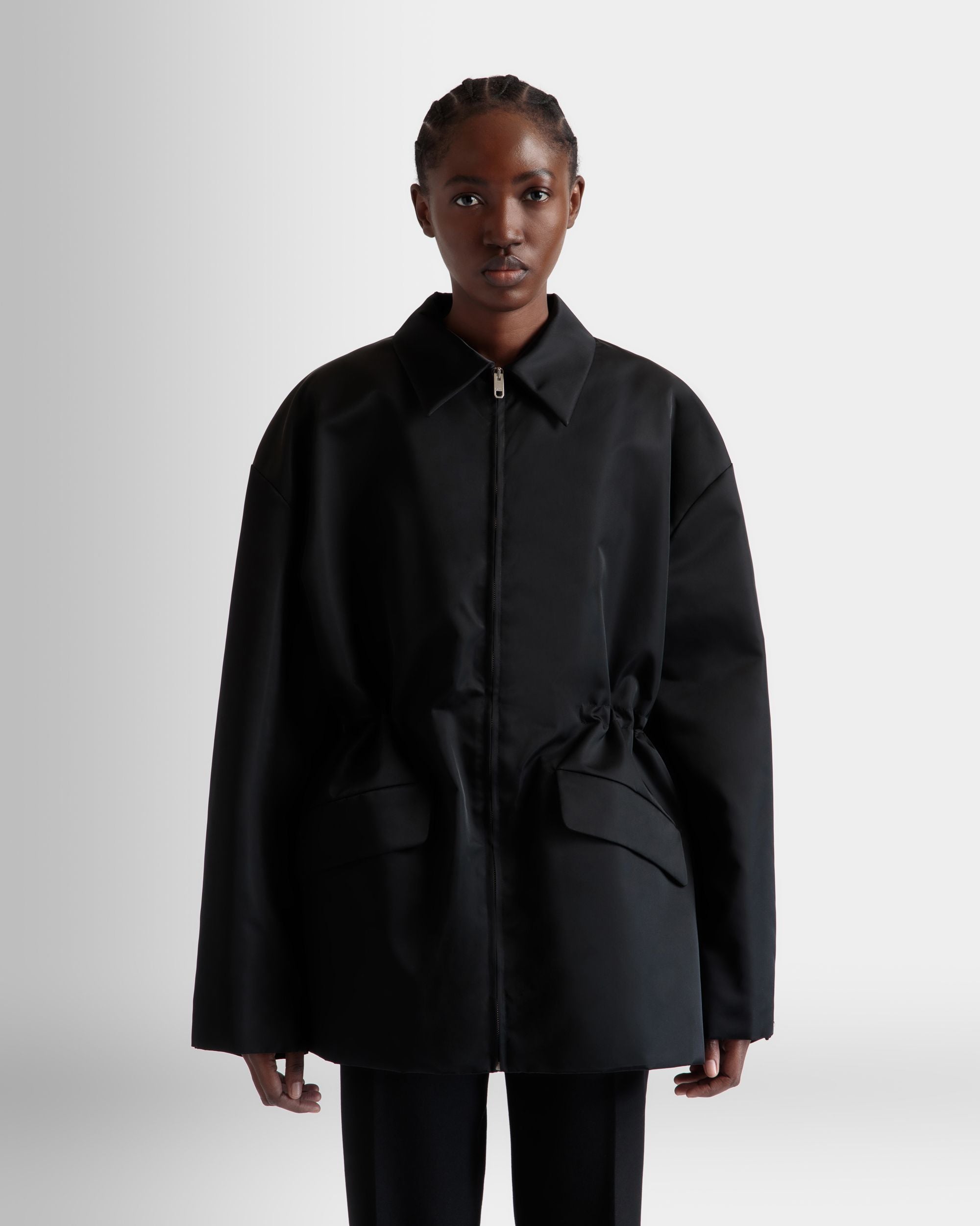 Jacket In Black Nylon - Women's - Bally - 08