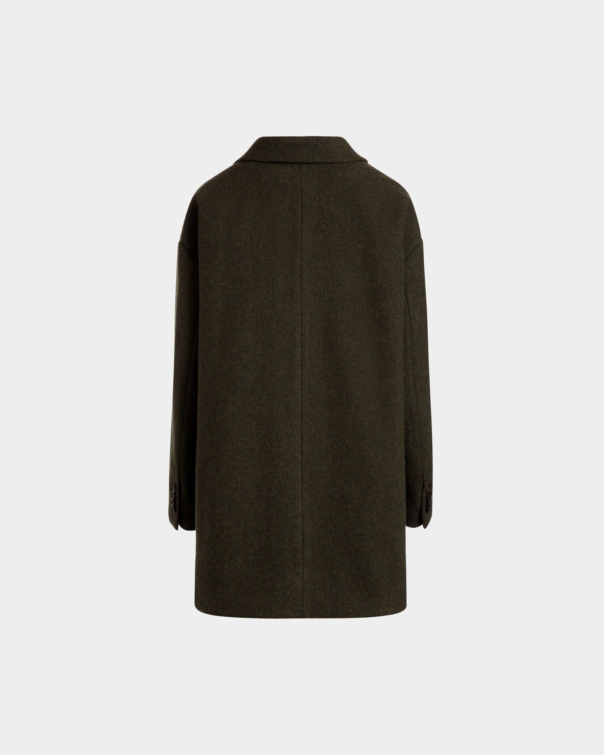 Blazer In Dark Green Wool - Mujer - Bally - 07