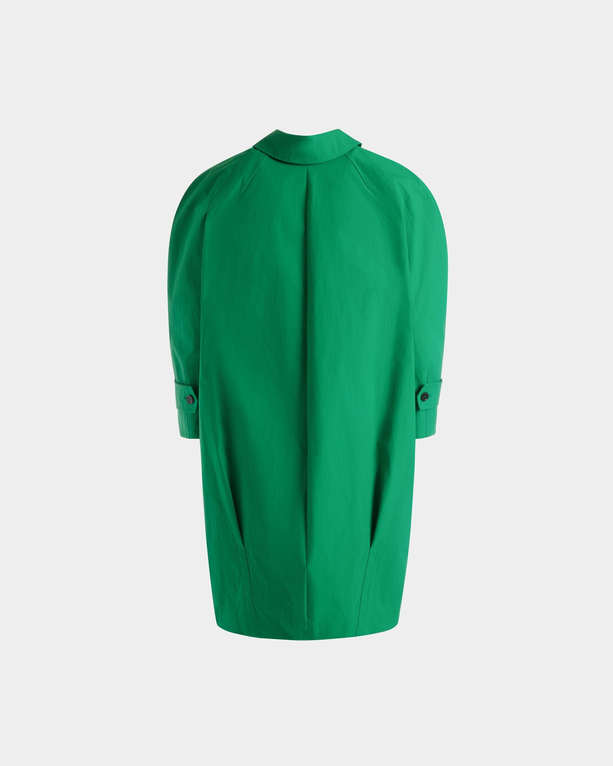 Coat in Emerald Green Polyester - Women's - Bally - 07