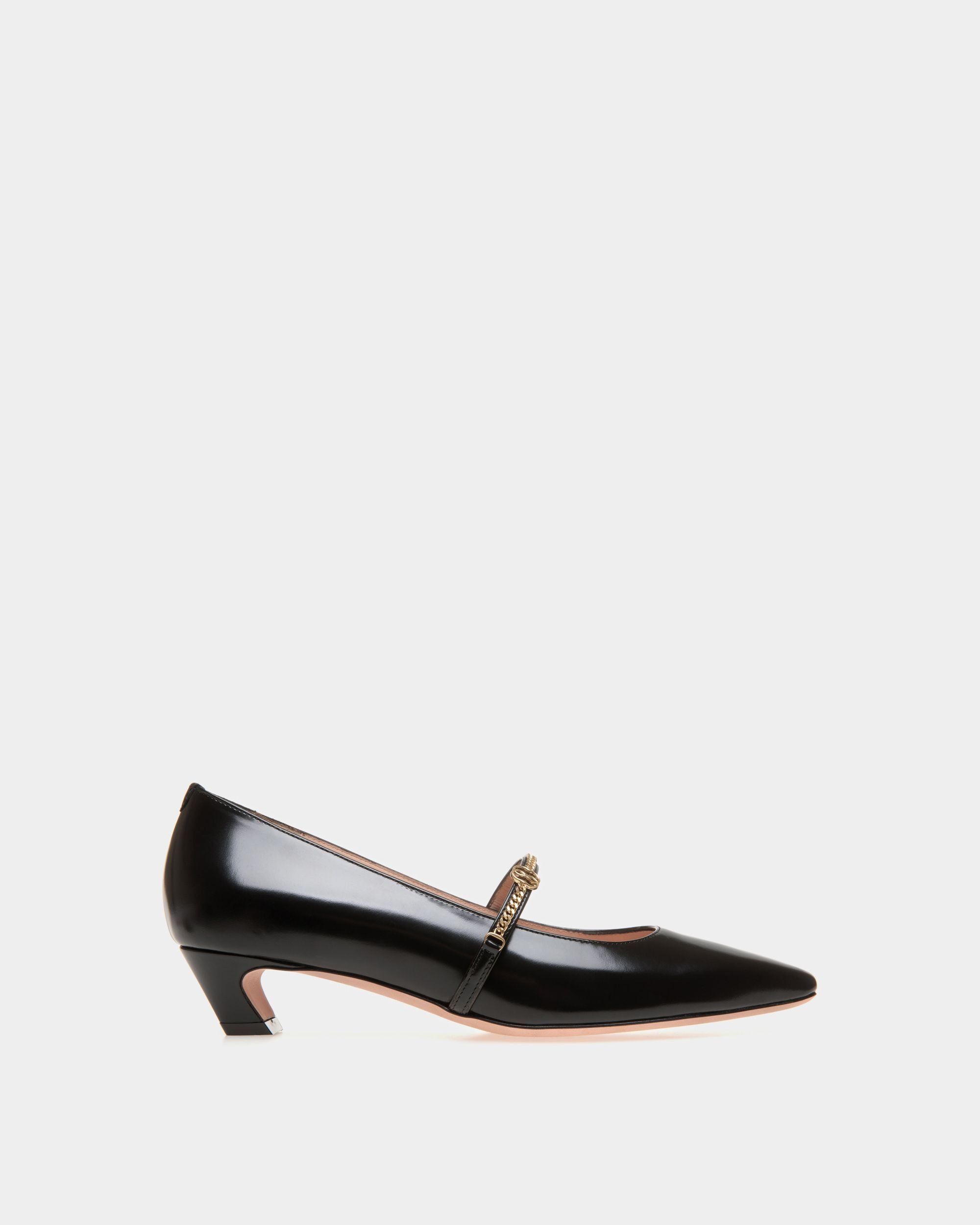 Zapato De Salón Estilo Merceditas Sylt De Piel En Negro - Mujer - Bally - 01