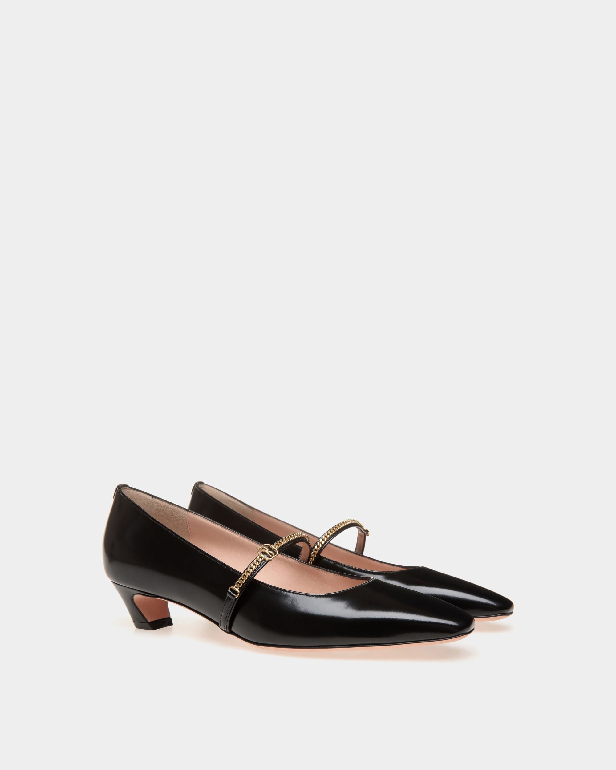 Zapato De Salón Estilo Merceditas Sylt De Piel En Negro - Mujer - Bally - 02