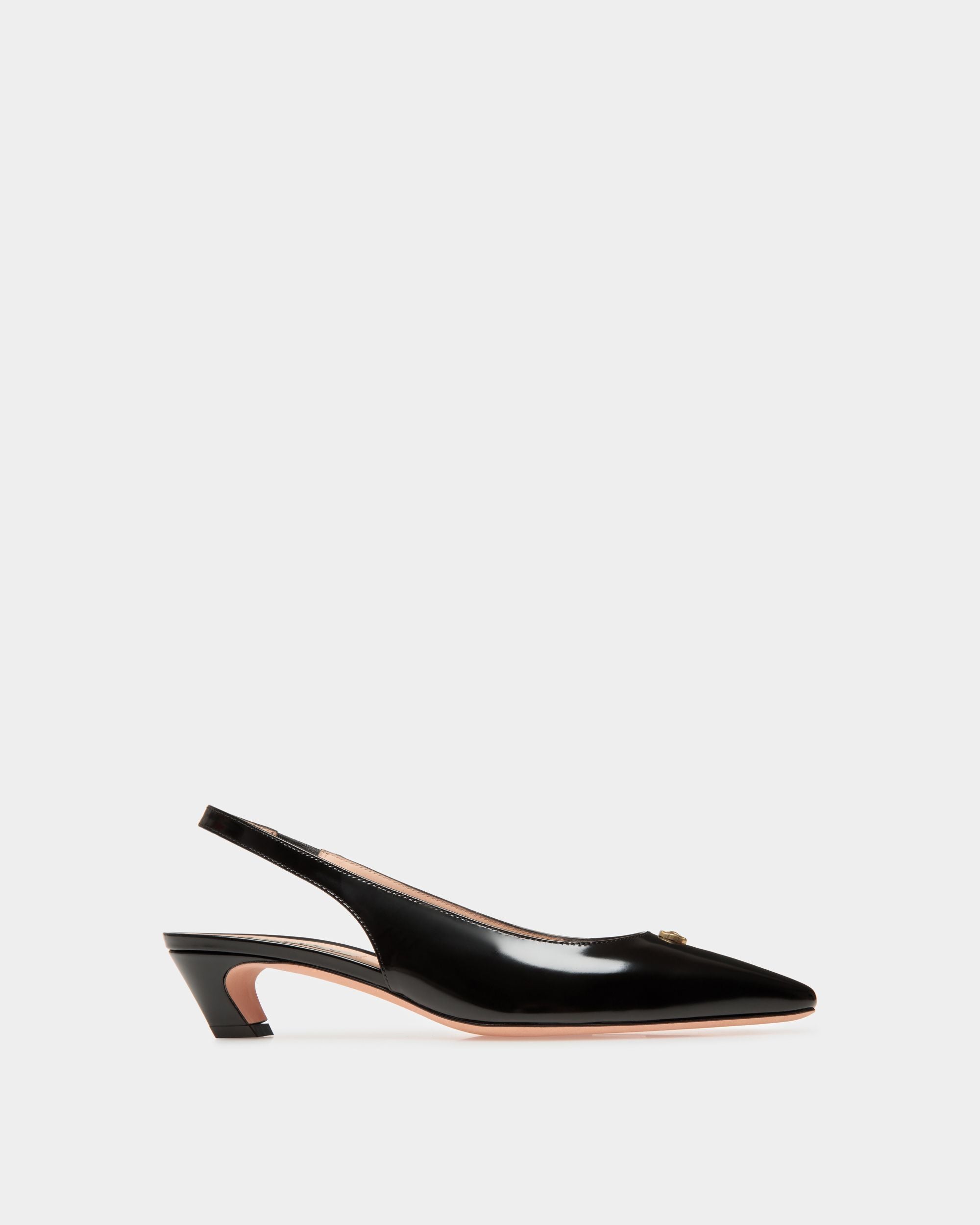 Zapatos De Salón Destalonados Sylt De Piel Negra - Mujer - Bally - 01