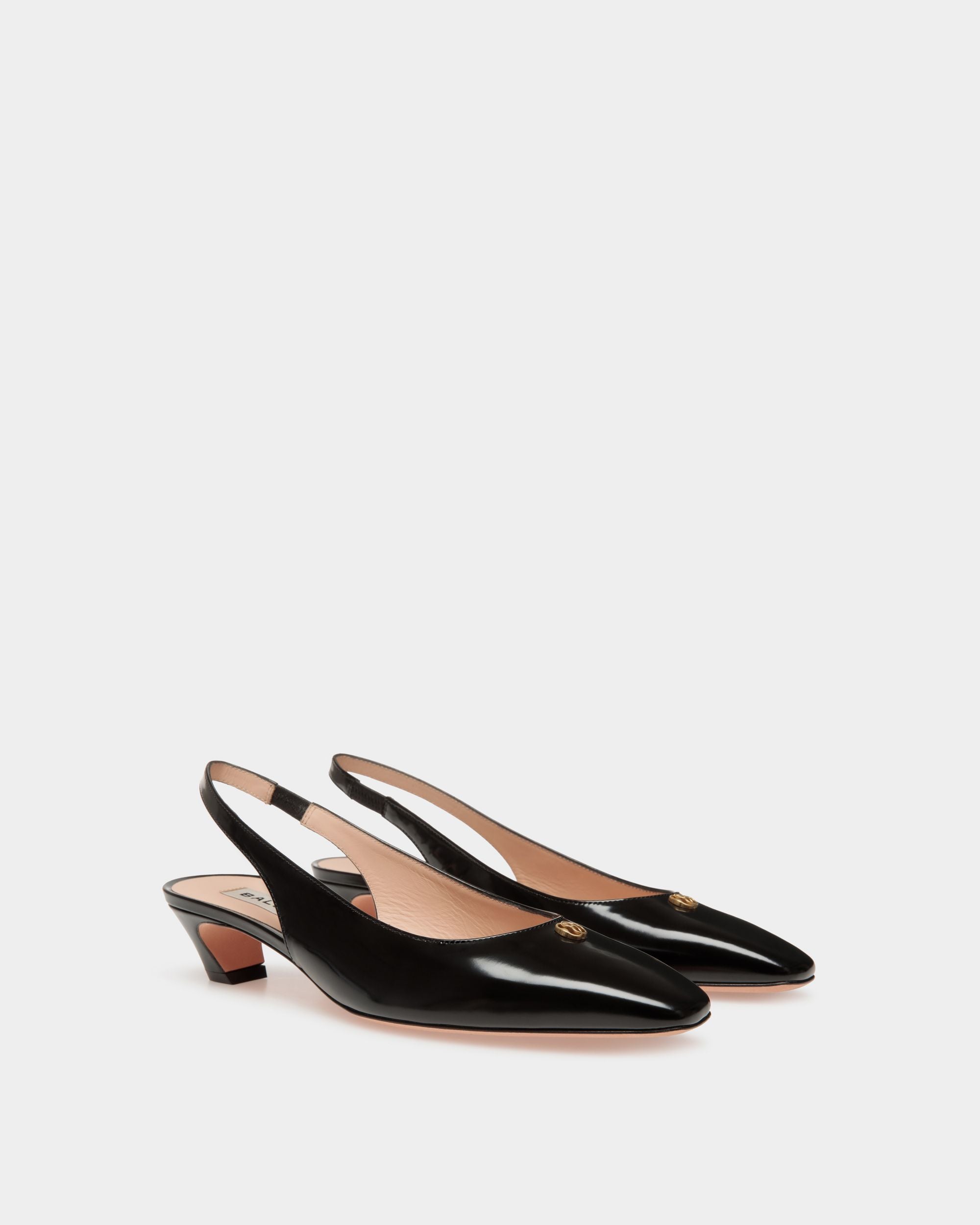 Zapatos De Salón Destalonados Sylt De Piel Negra - Mujer - Bally - 02
