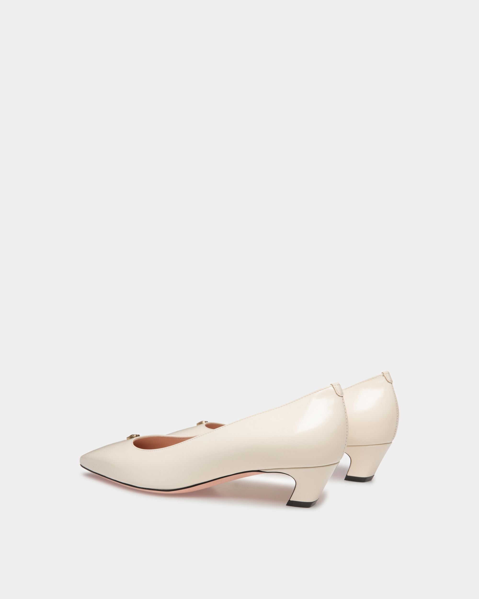 Zapato De Salón Sylt De Piel En Blanco - Mujer - Bally - 03