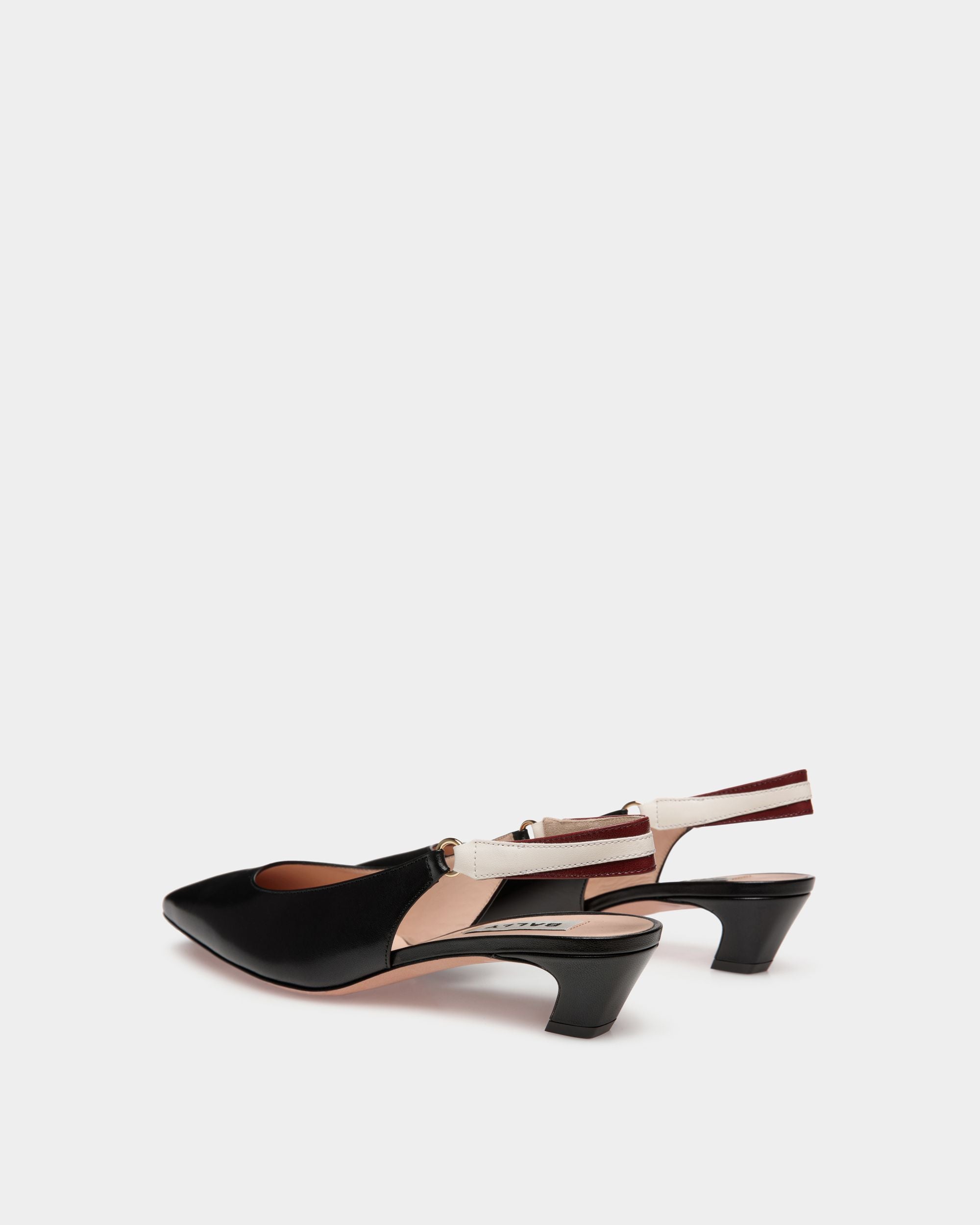 Zapato De Salón Destalonado Sylt De Napa Negra - Mujer - Bally - 04