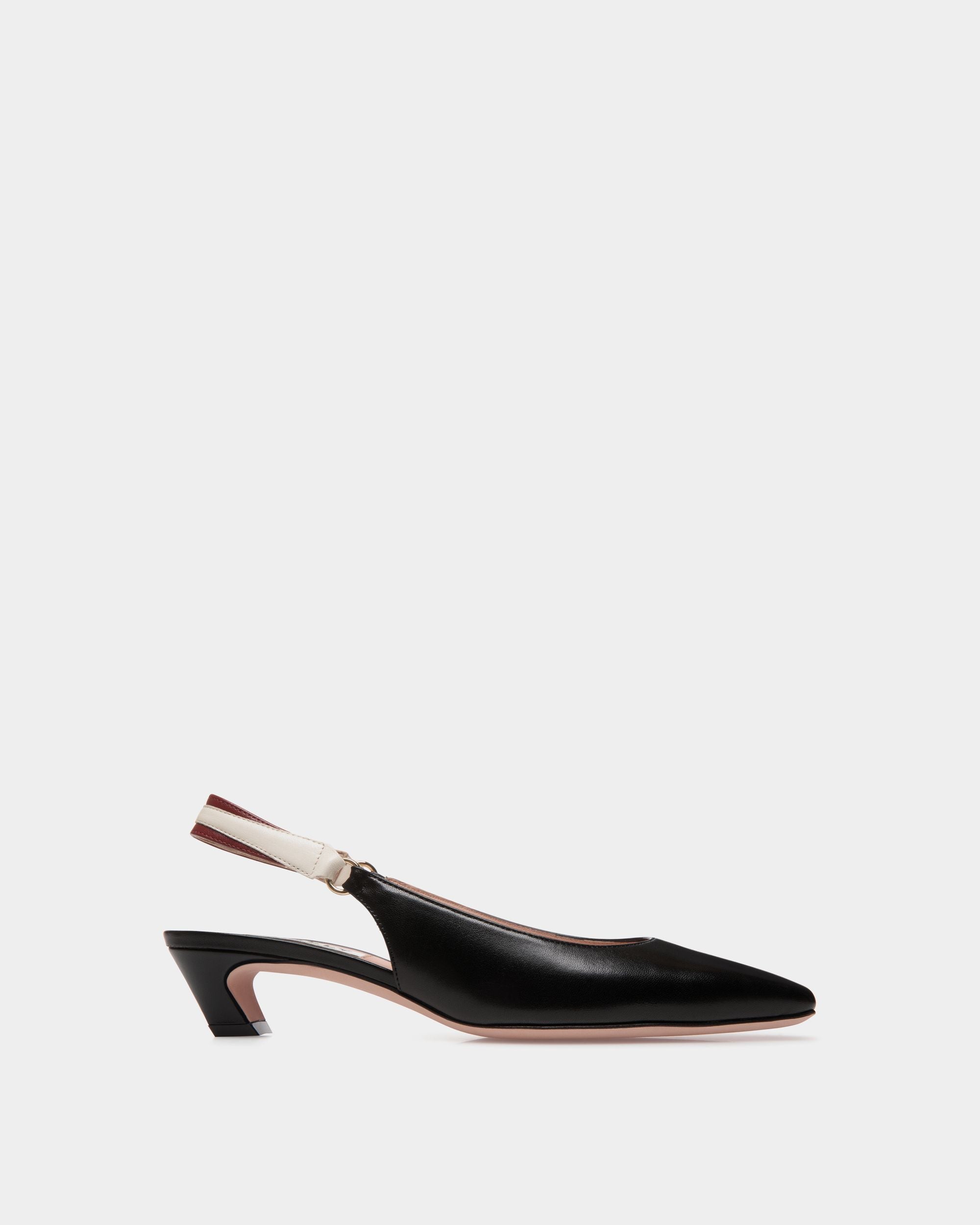 Zapato De Salón Destalonado Sylt De Napa Negra - Mujer - Bally - 01