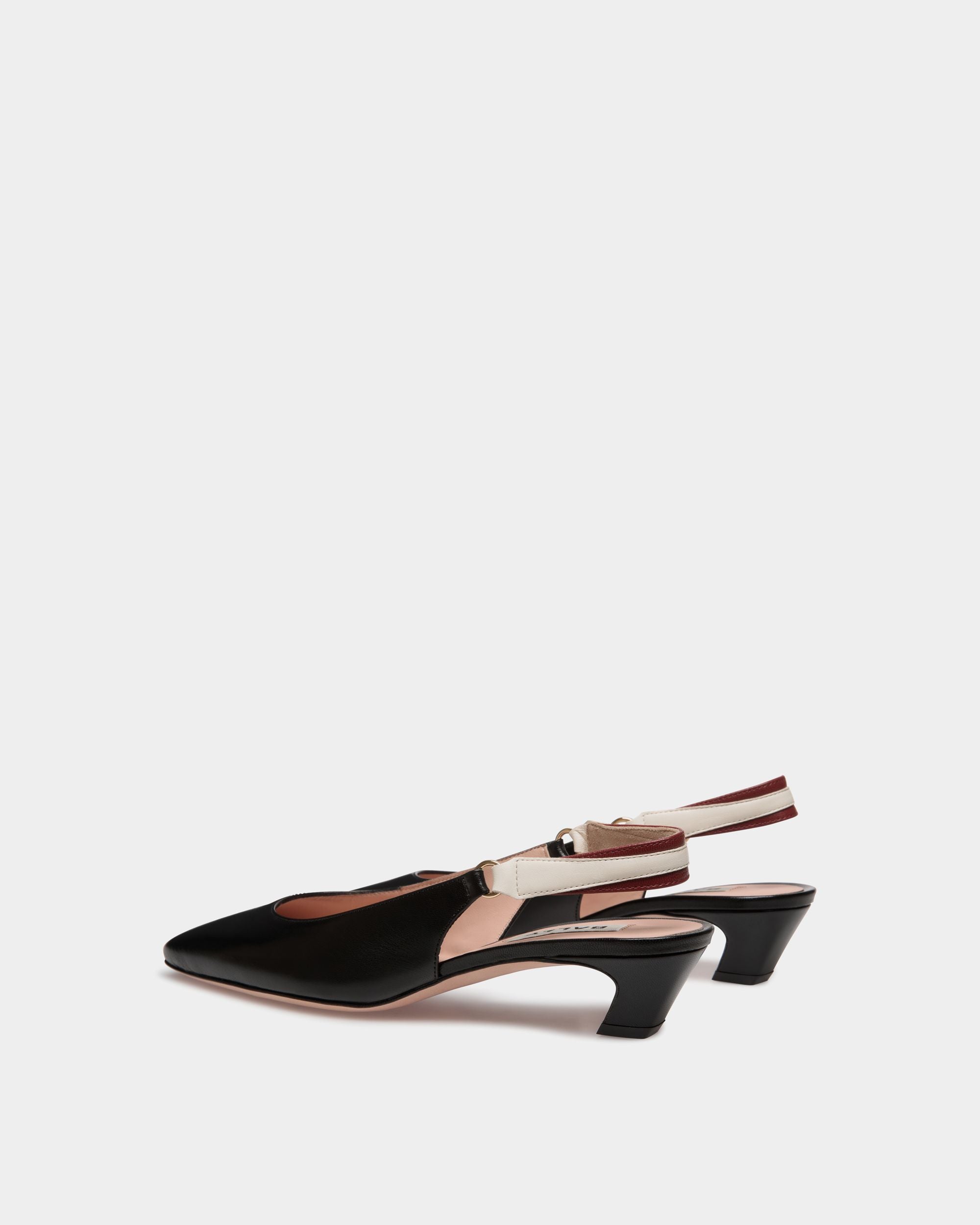 Zapato De Salón Destalonado Sylt De Napa Negra - Mujer - Bally - 03